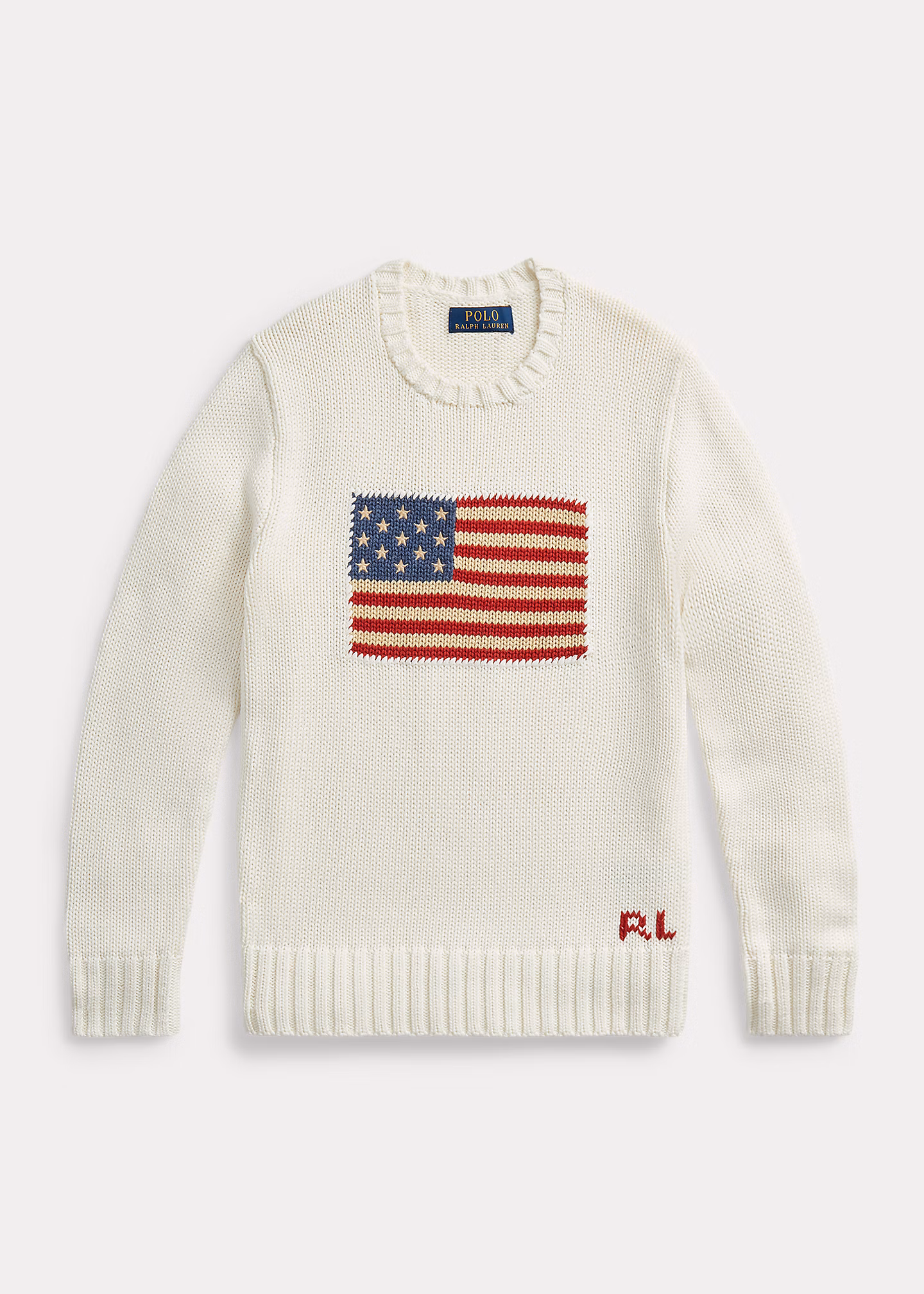 Rundhalspullover mit Flagge - RALPH LAUREN OUTLET