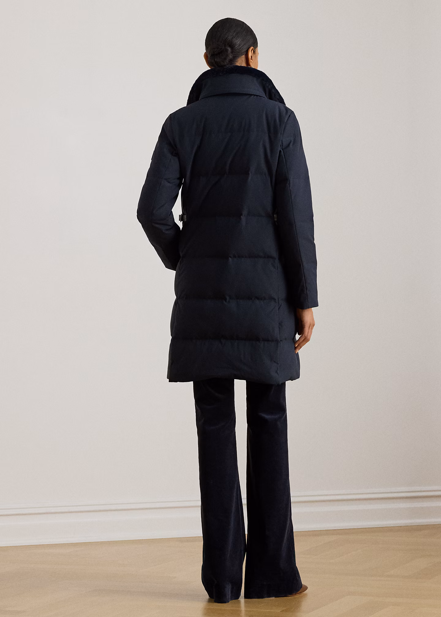 Daunenmantel mit Kunstpelzbesatz - RALPH LAUREN OUTLET