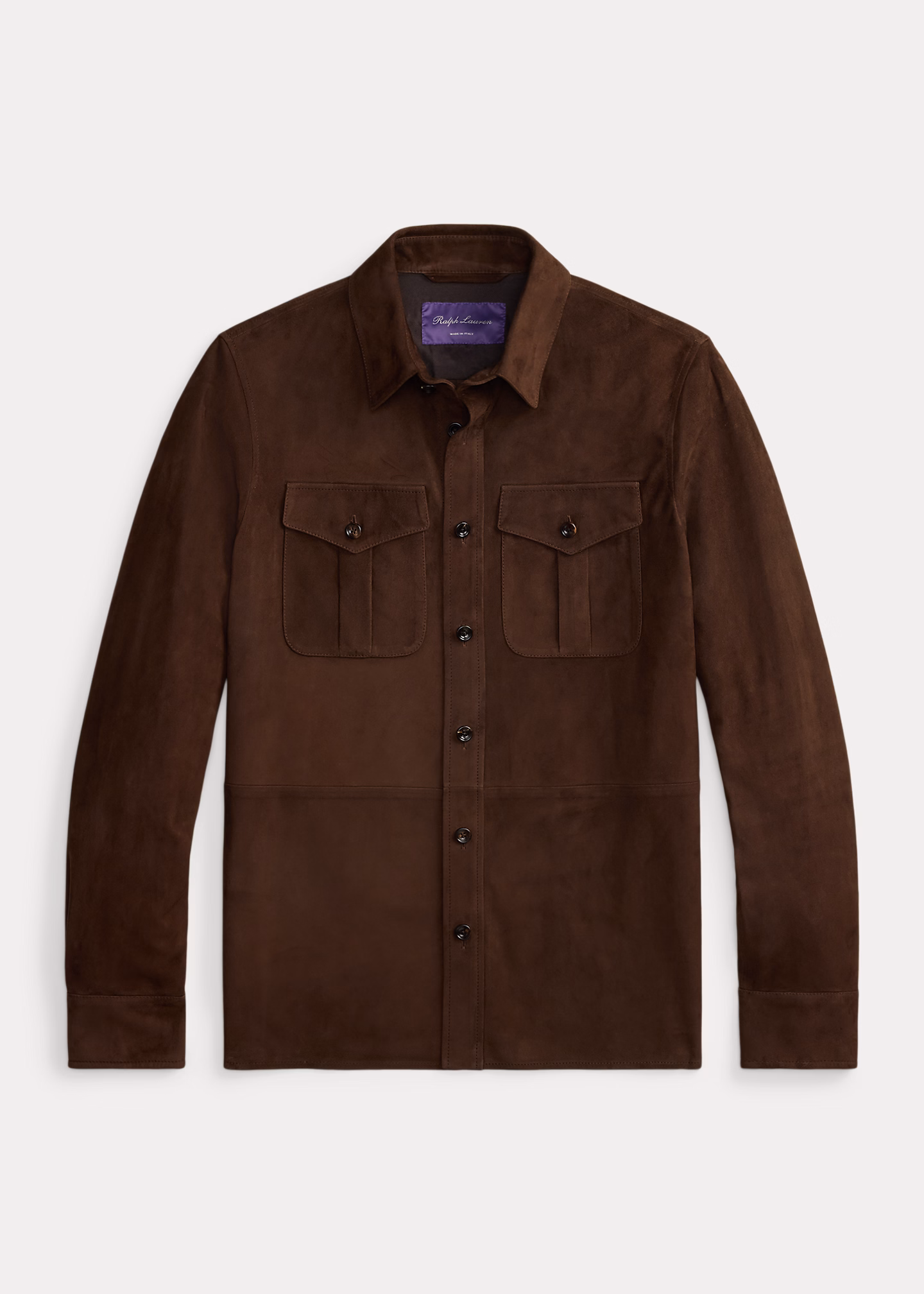 Hemdjacke aus Wildleder - RALPH LAUREN OUTLET