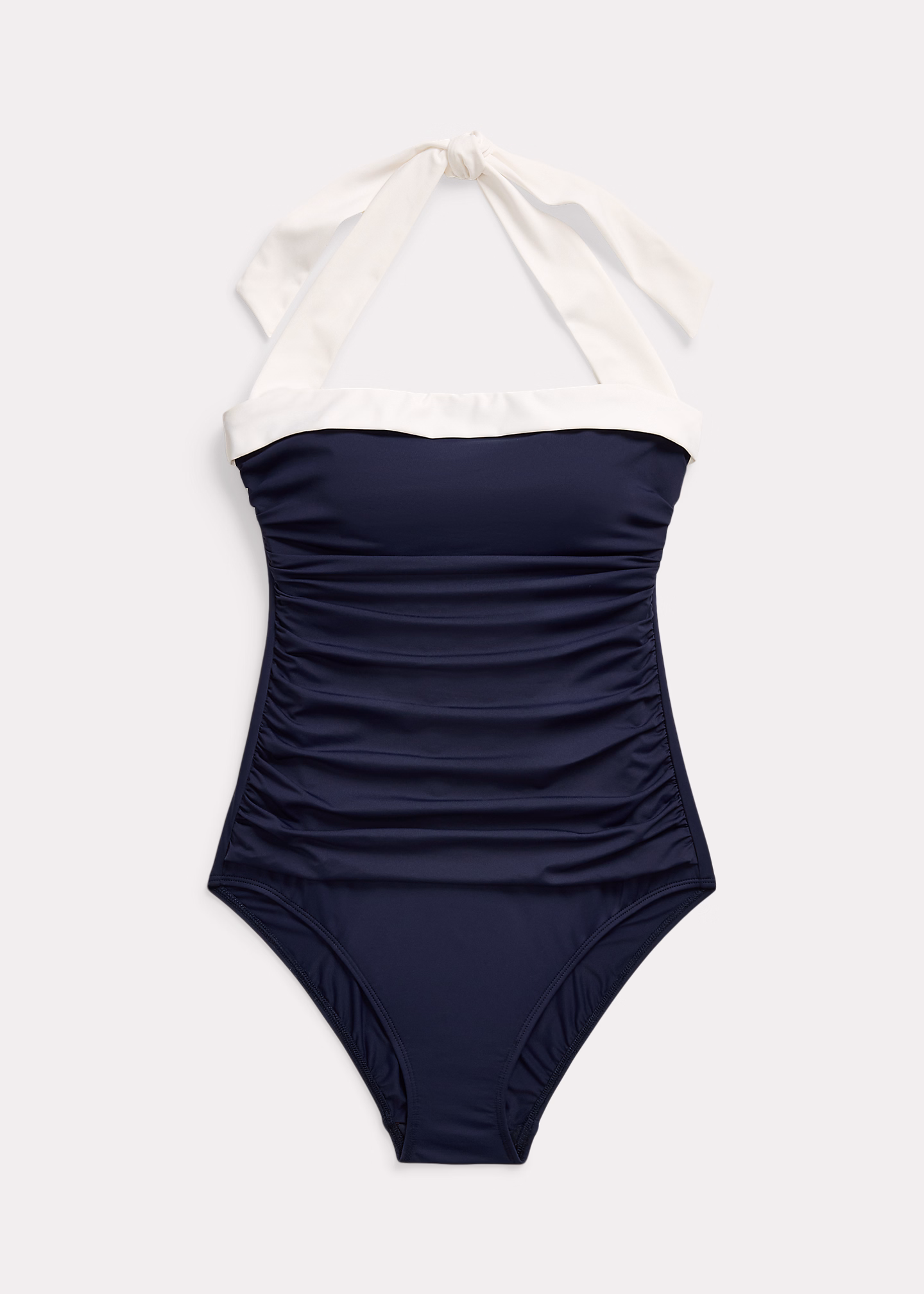 Gesmokter Neckholder-Badeanzug - RALPH LAUREN OUTLET