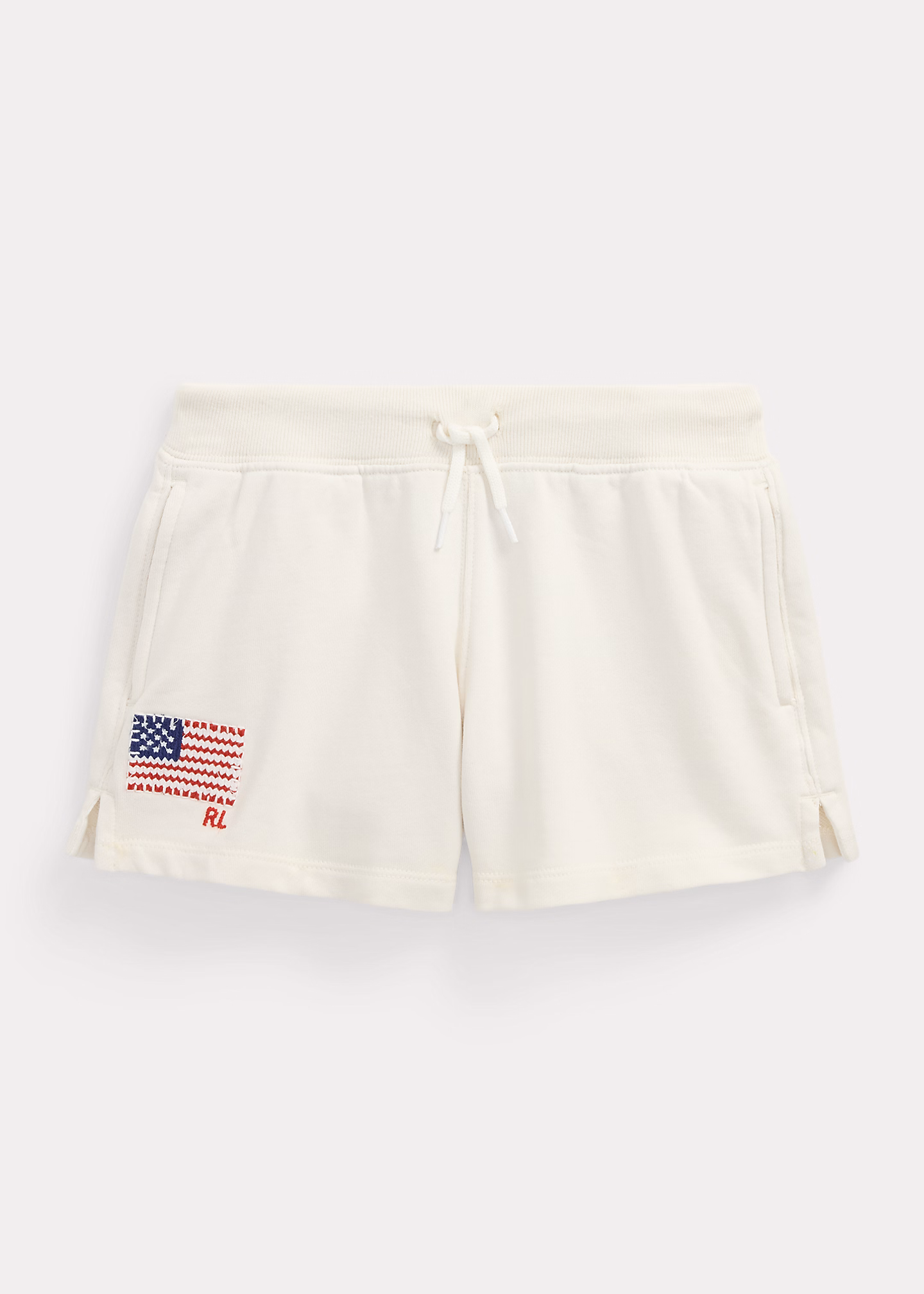 French-Terry-Shorts mit US-Flagge - RALPH LAUREN OUTLET