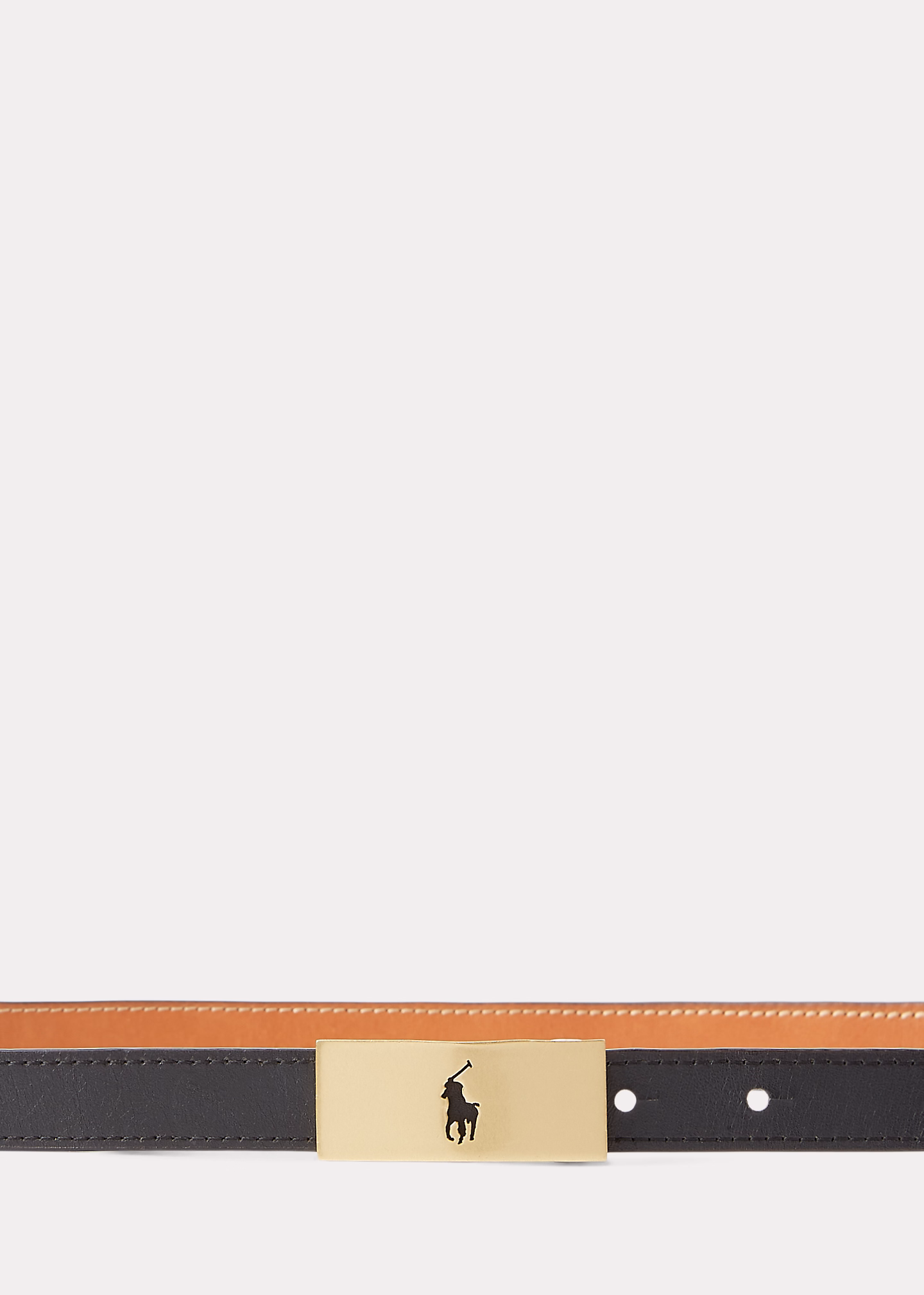 Wendbarer Vachetteledergürtel Polo ID - RALPH LAUREN OUTLET