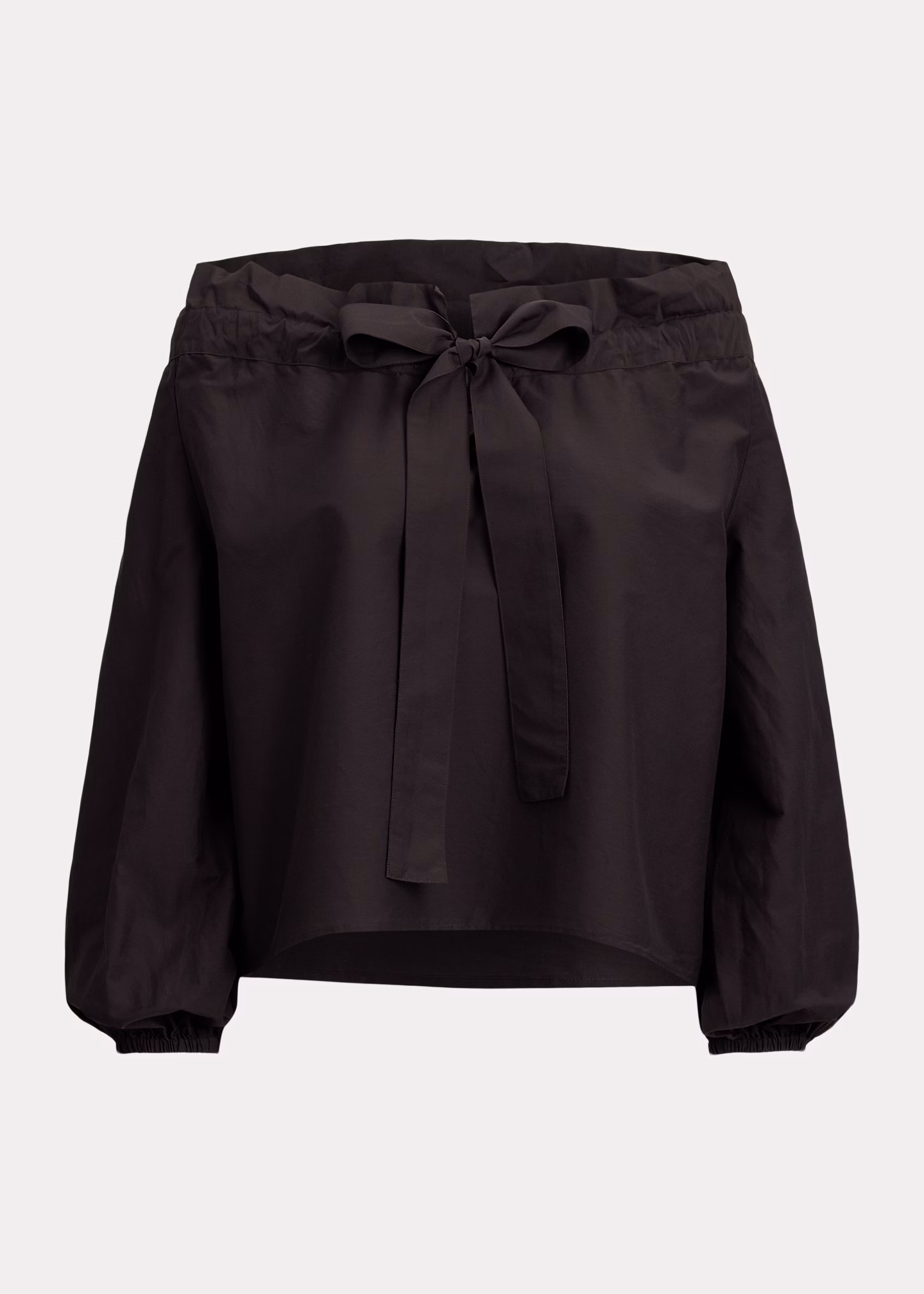 Schulterfreie Baumwoll-Seiden-Bluse - RALPH LAUREN OUTLET