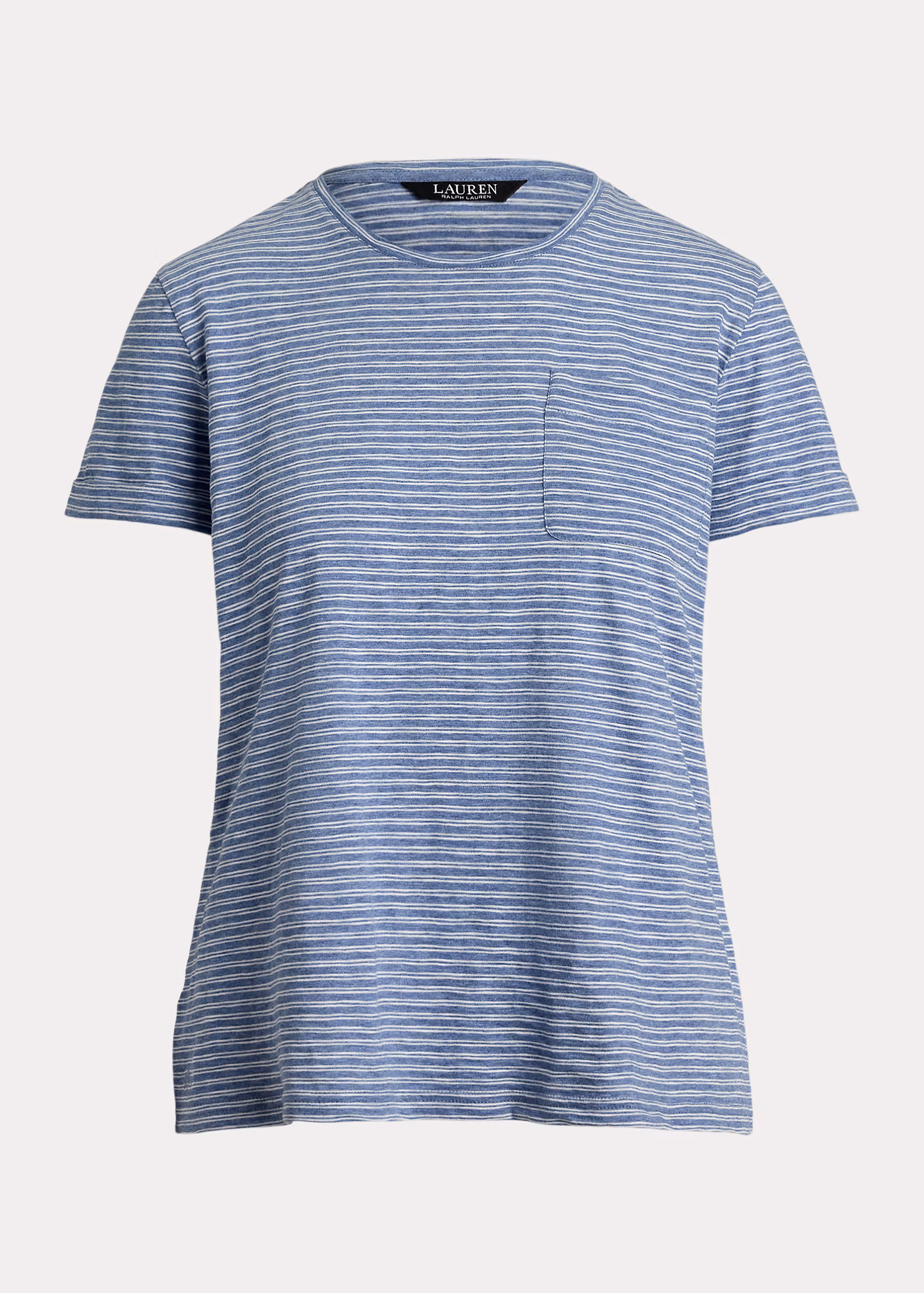 Gestreiftes Jersey-T-Shirt mit Tasche - RALPH LAUREN OUTLET