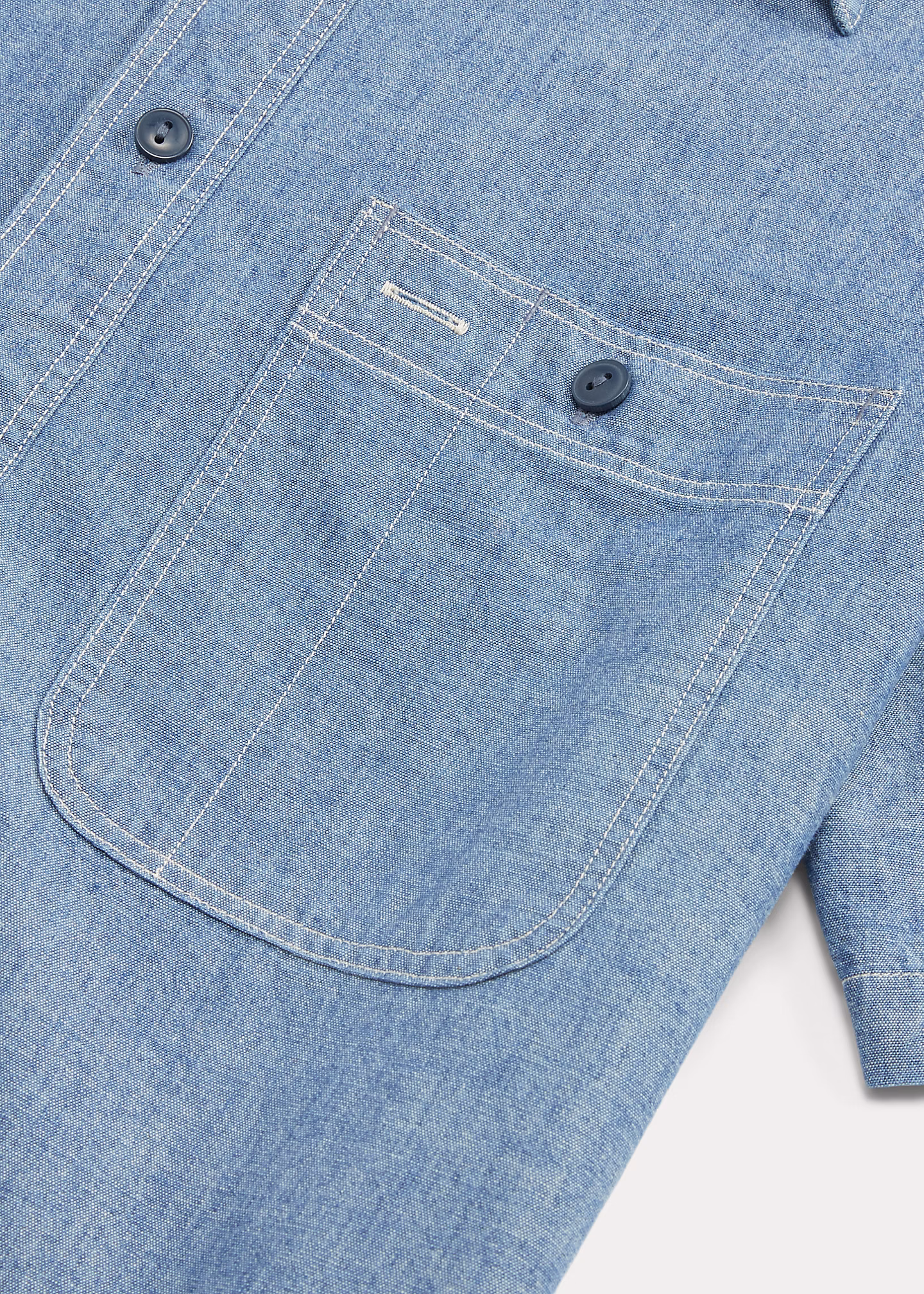 Chambray-Arbeitshemd in Indigo - RALPH LAUREN OUTLET