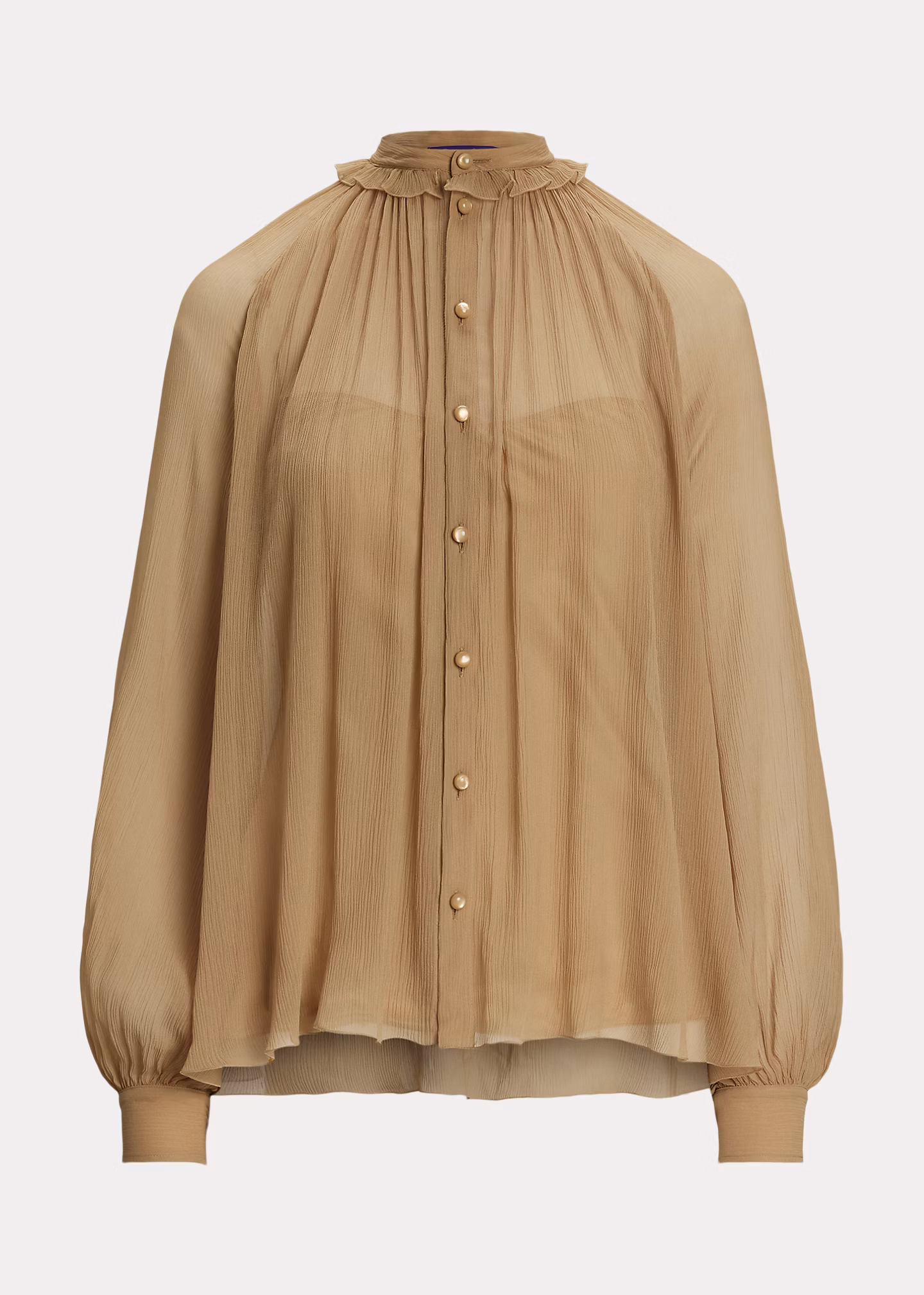 Bluse Brooklyn aus Knitterchiffon - RALPH LAUREN OUTLET