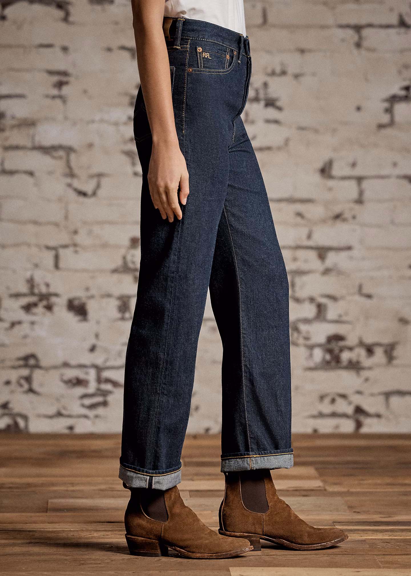 Straight-Fit Jeans mit Waschung - RALPH LAUREN OUTLET
