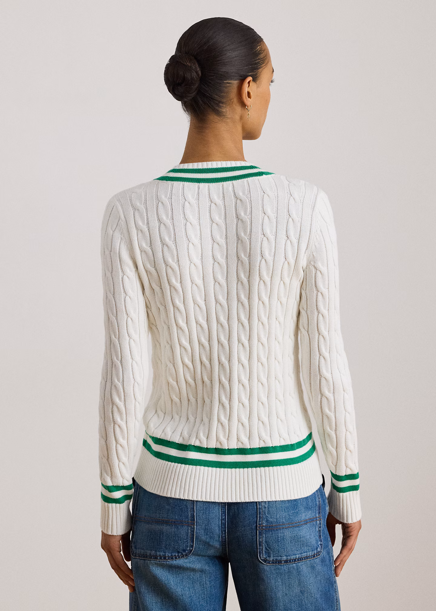 Cricket-Pullover mit Zopfmuster - RALPH LAUREN OUTLET
