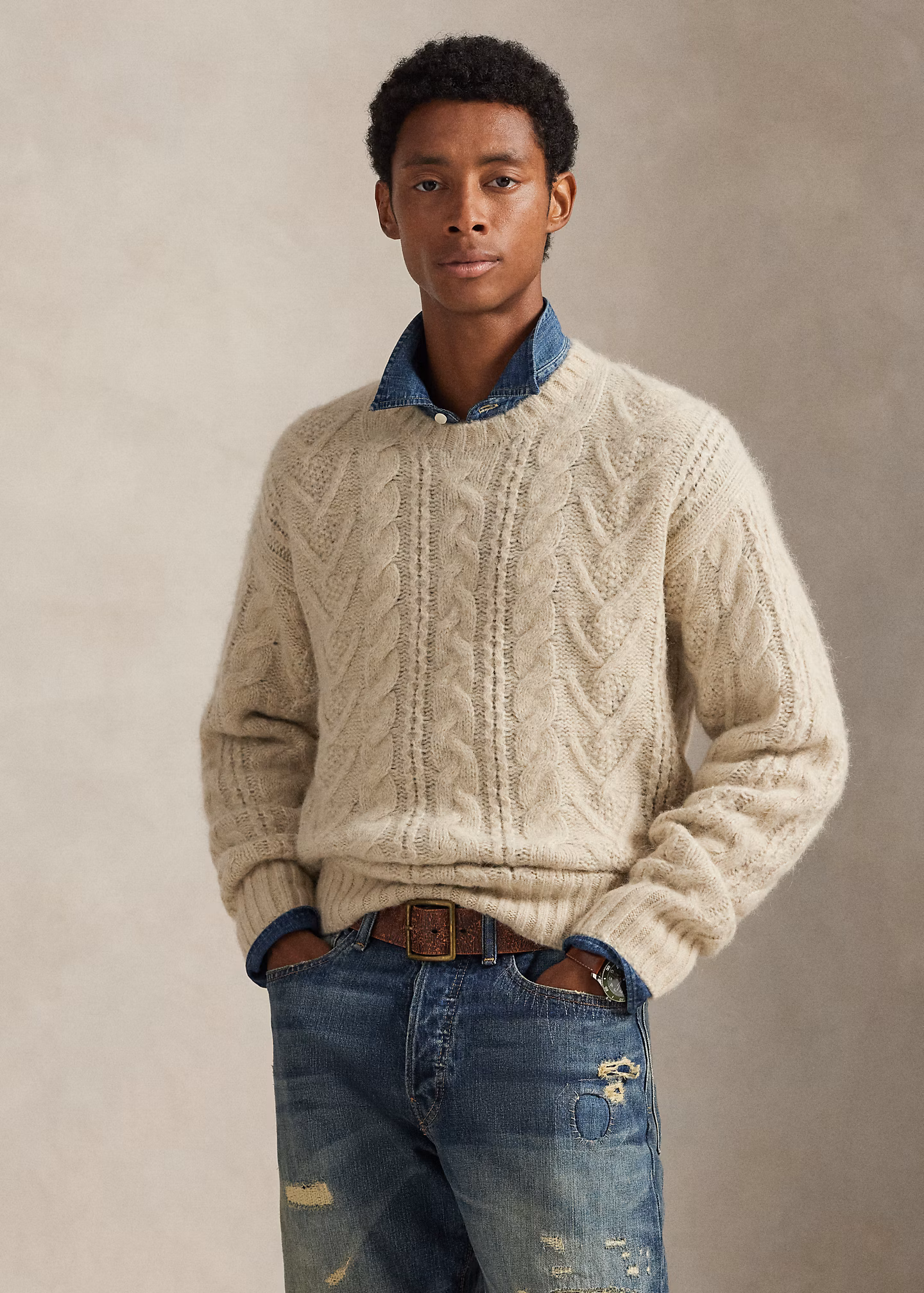 Aran-Strickpullover - RALPH LAUREN OUTLET