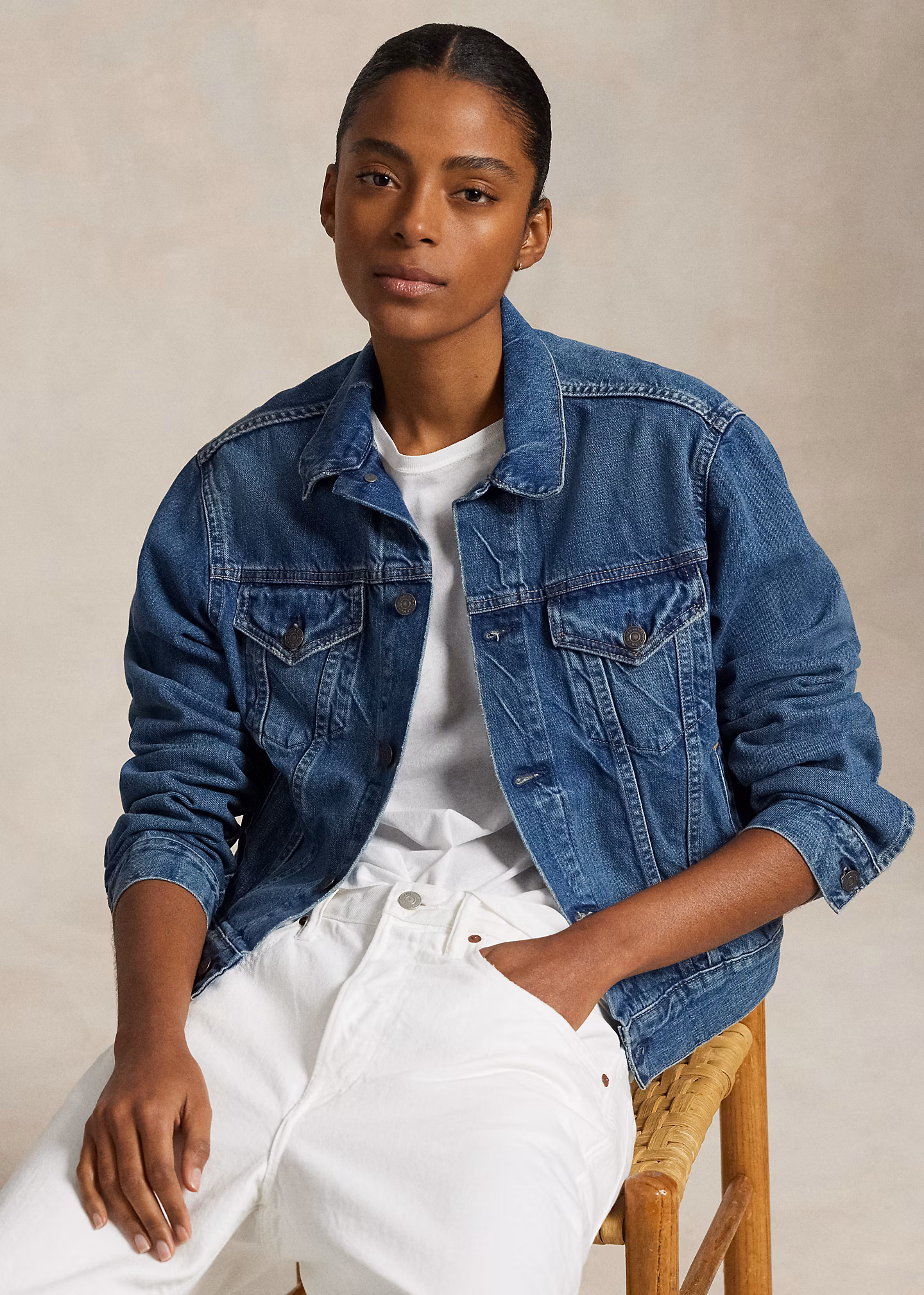 Truckerjacke aus Denim - RALPH LAUREN OUTLET