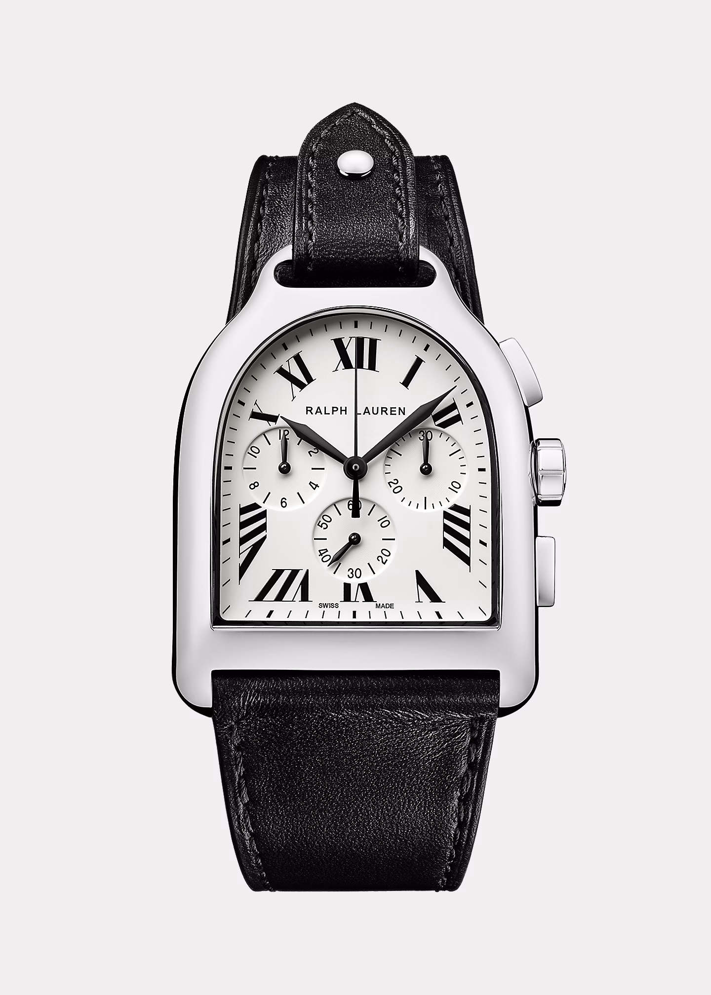 Großer Chronograph aus Stahl - RALPH LAUREN OUTLET