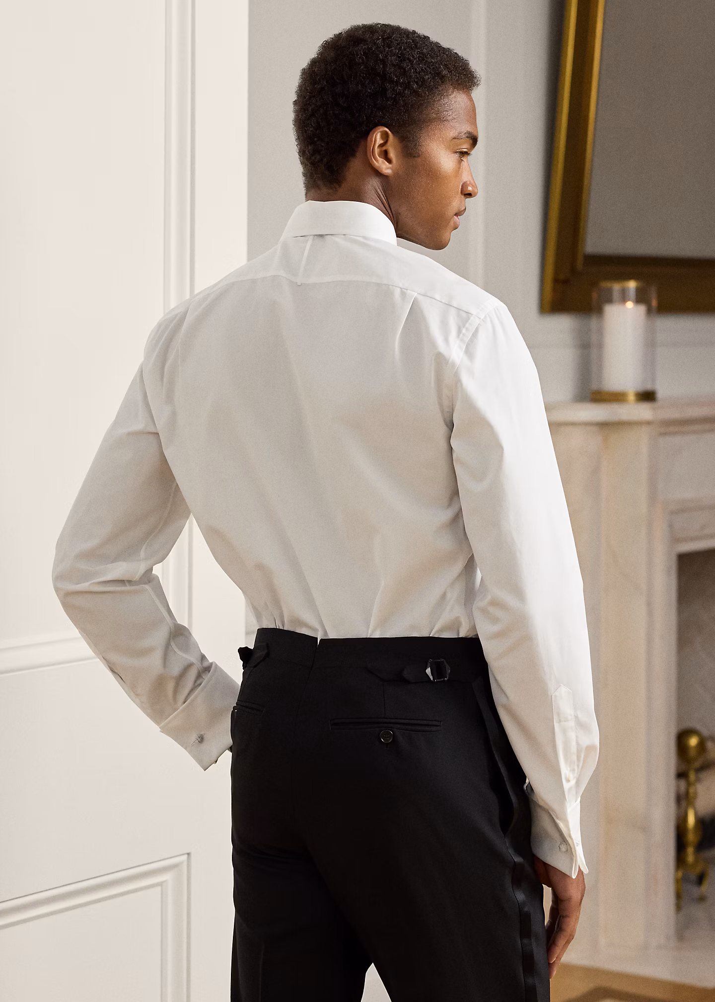 Smokinghemd mit plissiertem Latz - RALPH LAUREN OUTLET