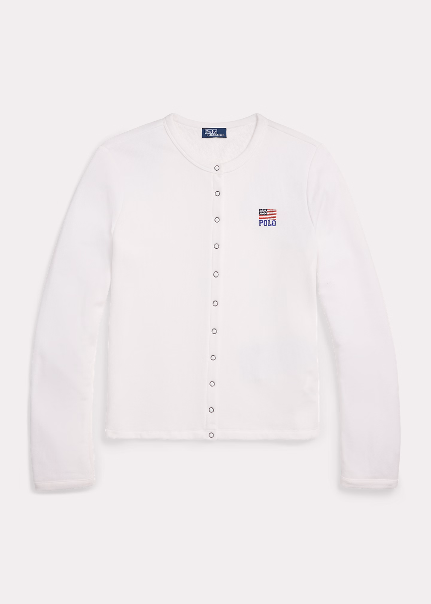 Strickjacke aus French-Terry mit Logo - RALPH LAUREN OUTLET