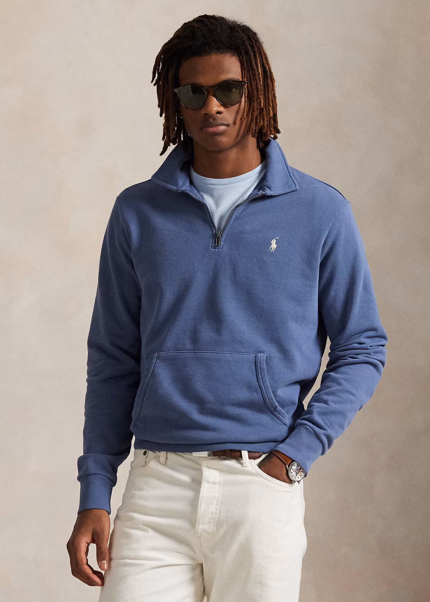 Sweatshirt aus Loopback-Fleece - RALPH LAUREN OUTLET