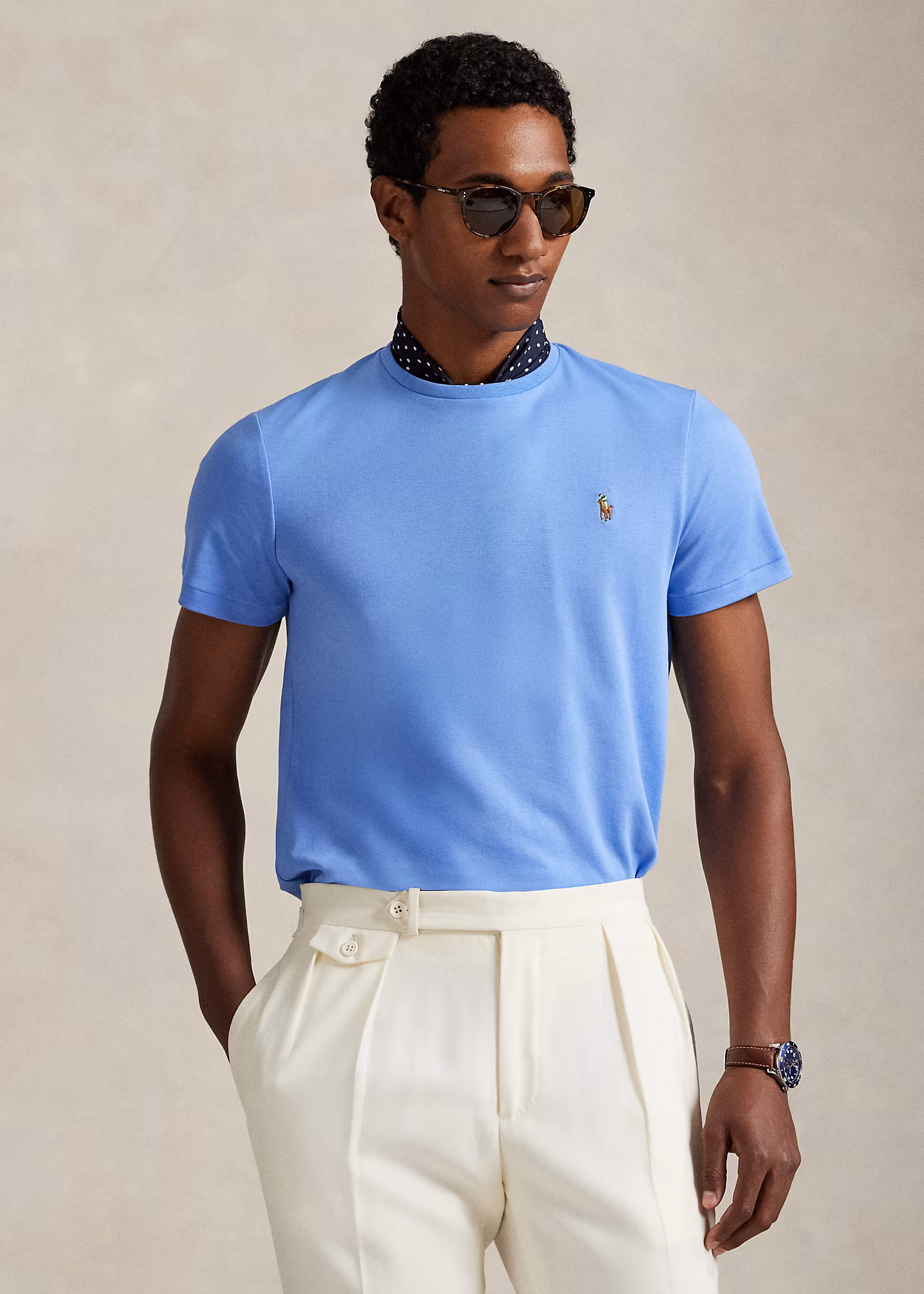 Weiches Custom-Slim-Fit T-Shirt - RALPH LAUREN OUTLET