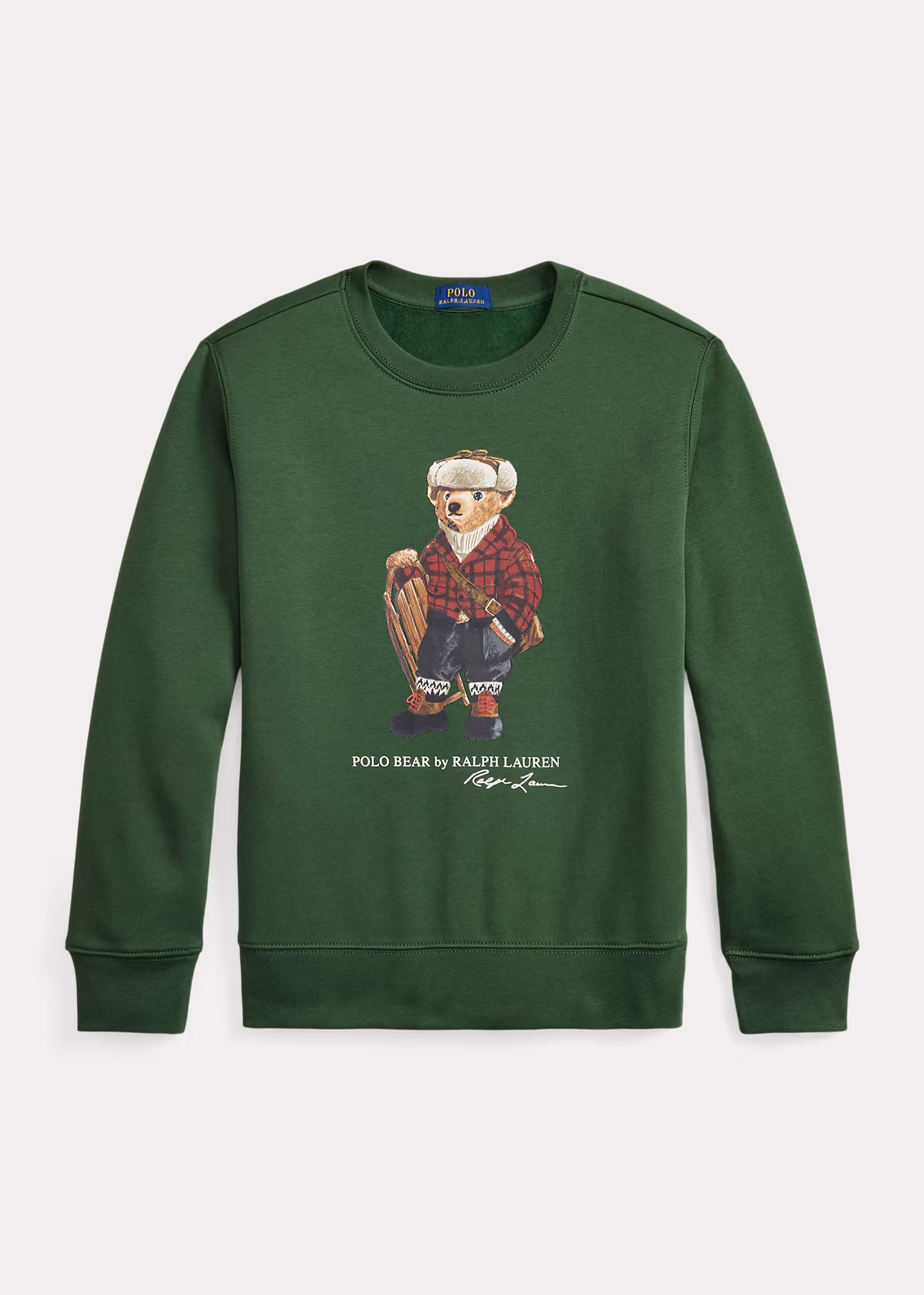 Fleece-Sweatshirt mit Polo Bear - RALPH LAUREN OUTLET