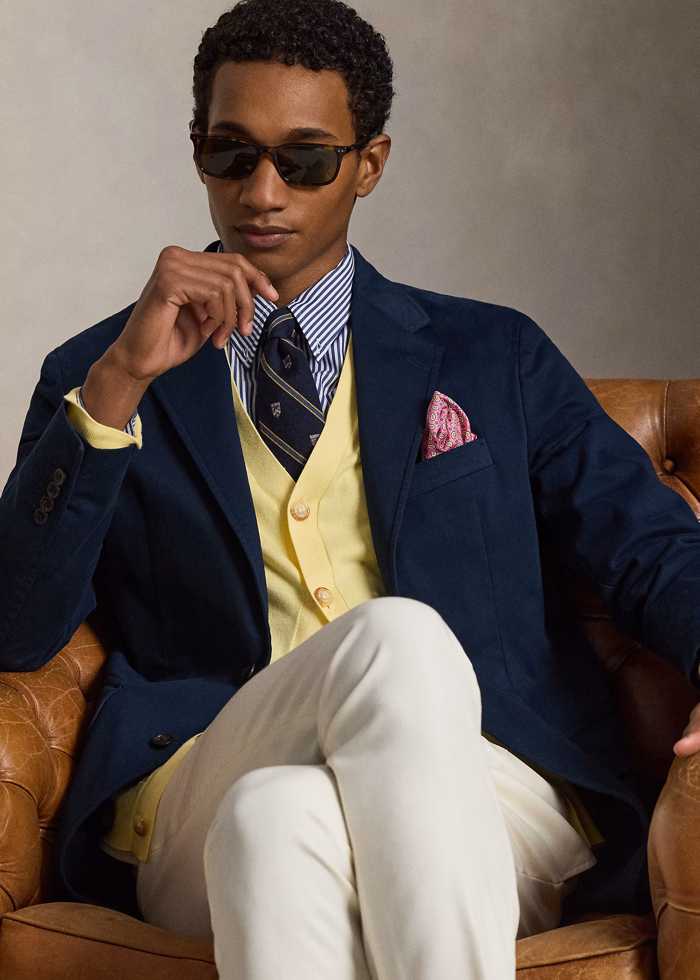 Strickjacke mit V-Ausschnitt - RALPH LAUREN OUTLET