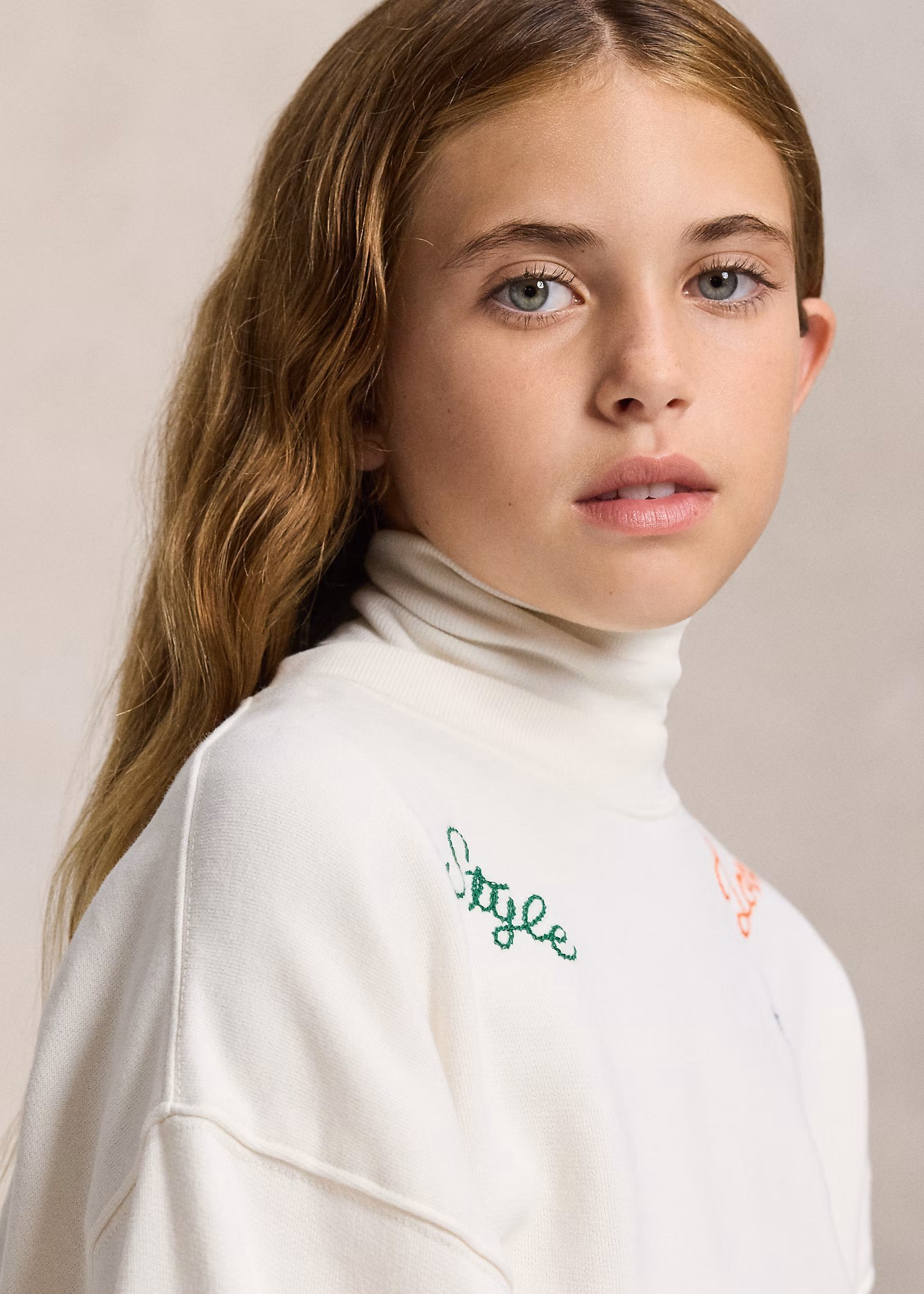 Besticktes Fleece-Sweatshirt - RALPH LAUREN OUTLET