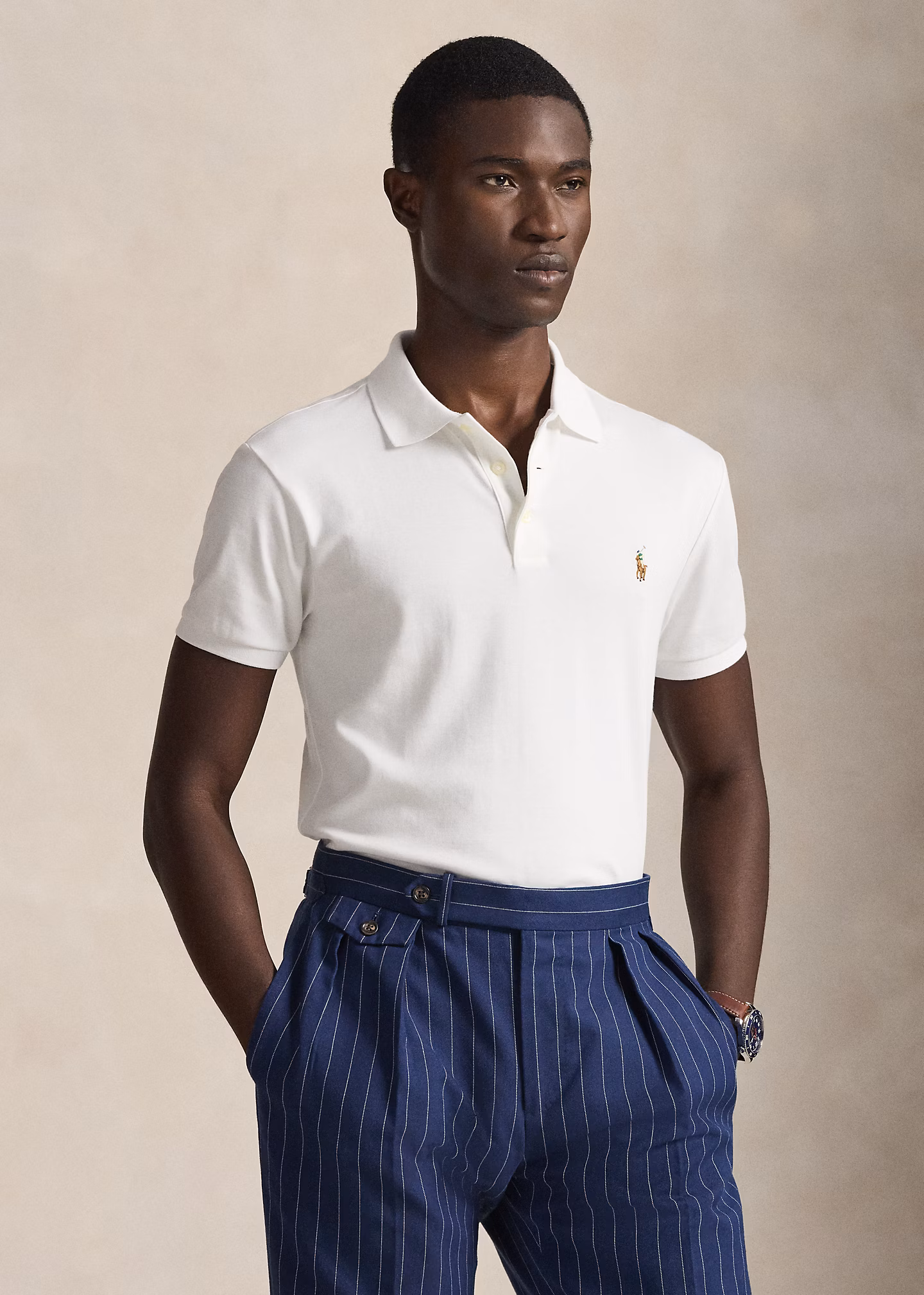 Weiches Slim-Fit Poloshirt - RALPH LAUREN OUTLET