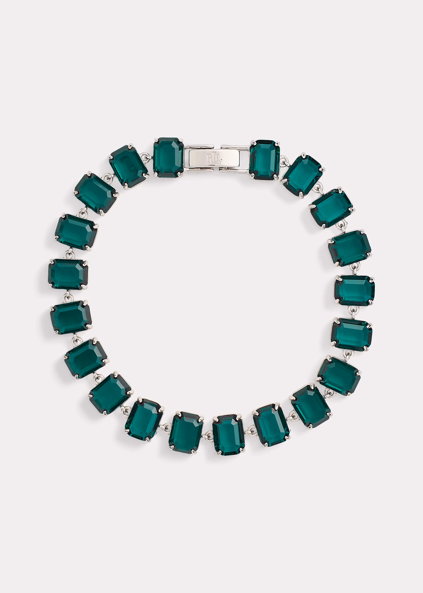 Rhodiniertes Tennisarmband mit Steinen - RALPH LAUREN OUTLET