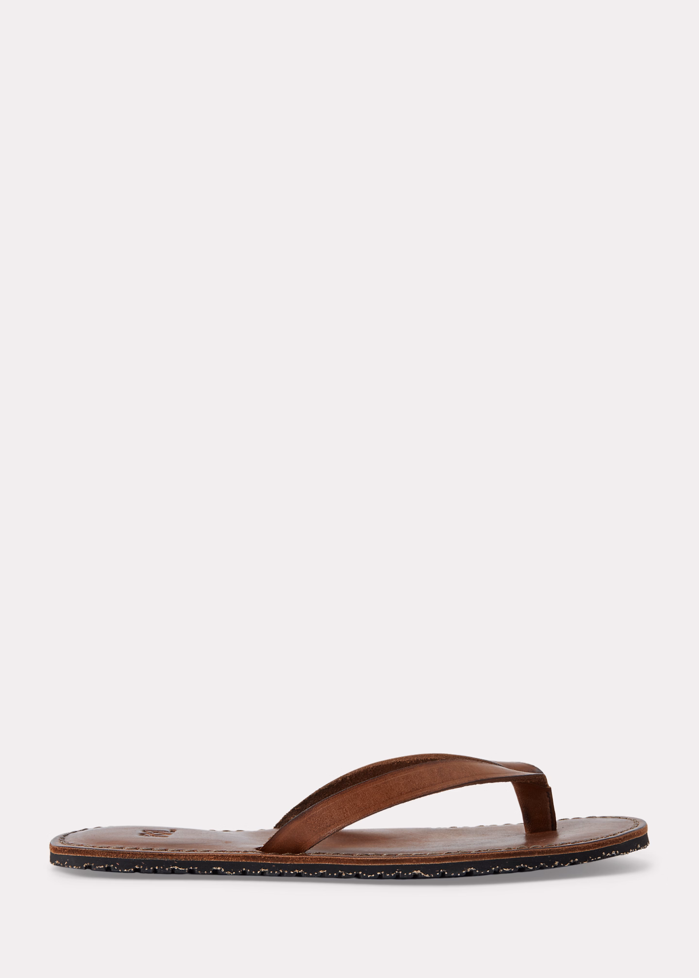 Leather Flip-Flop - RALPH LAUREN OUTLET