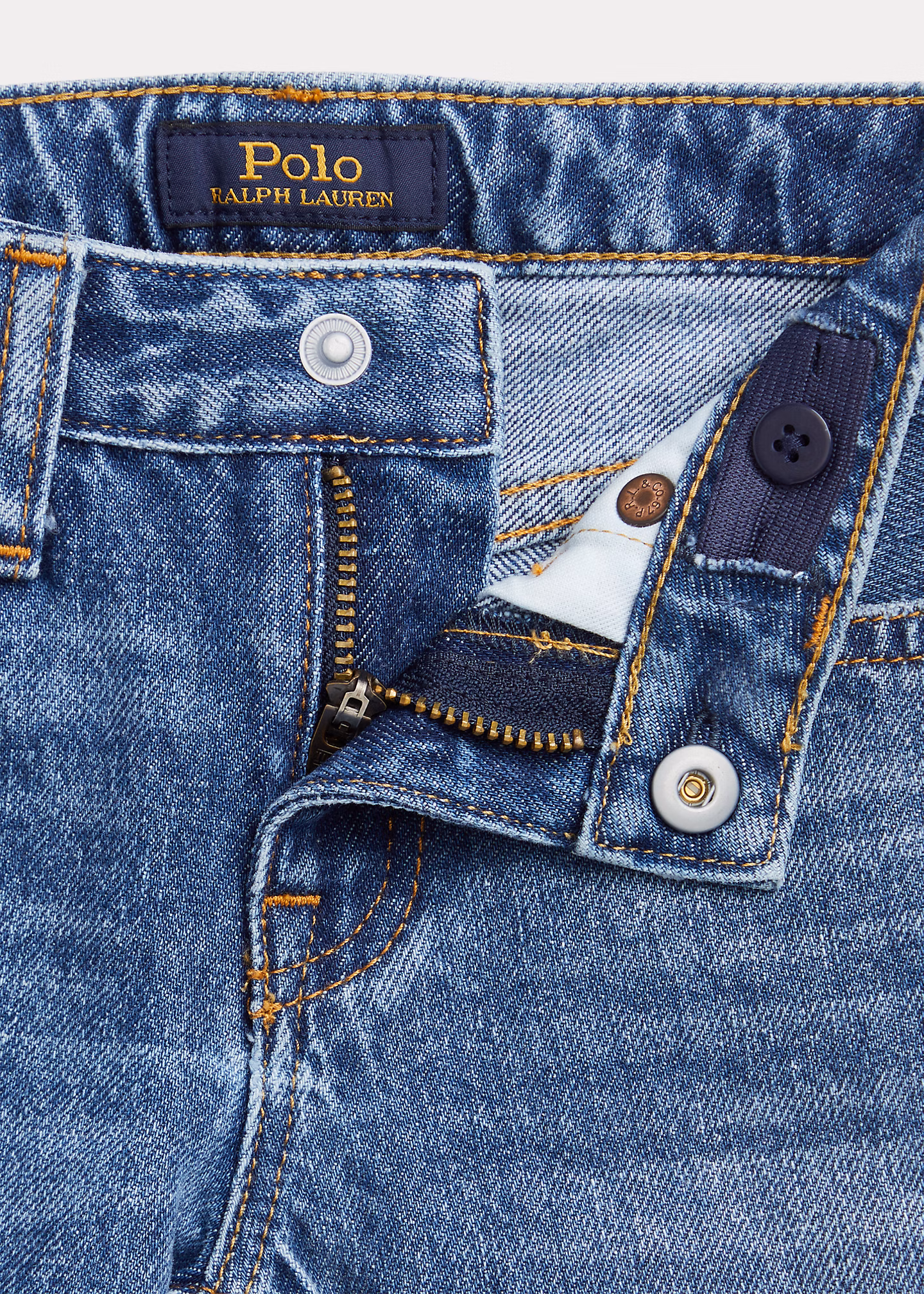Straight-Fit Jeans mit hoher Leibhöhe - RALPH LAUREN OUTLET