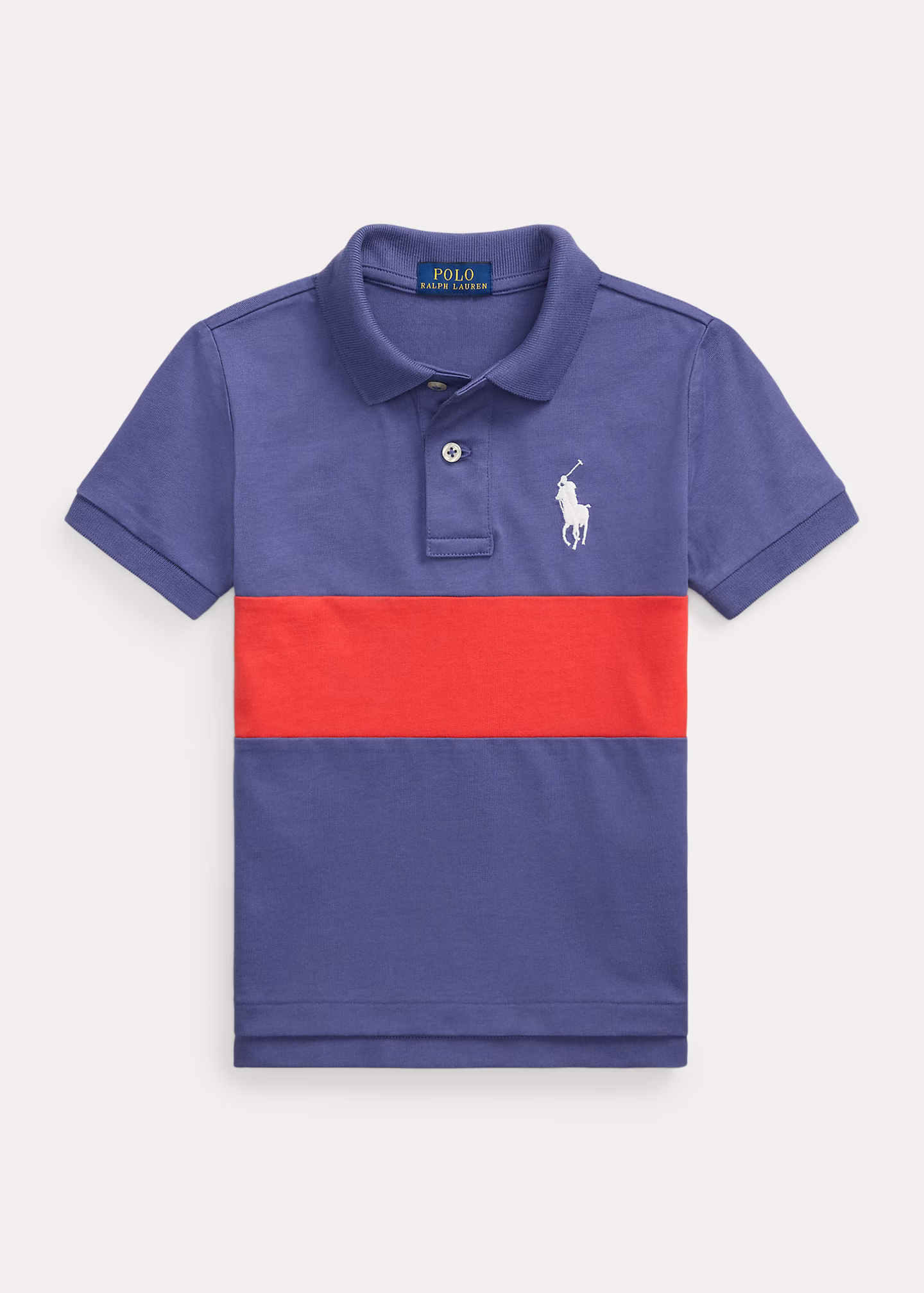 Baumwolljersey-Poloshirt mit Big Pony - RALPH LAUREN OUTLET