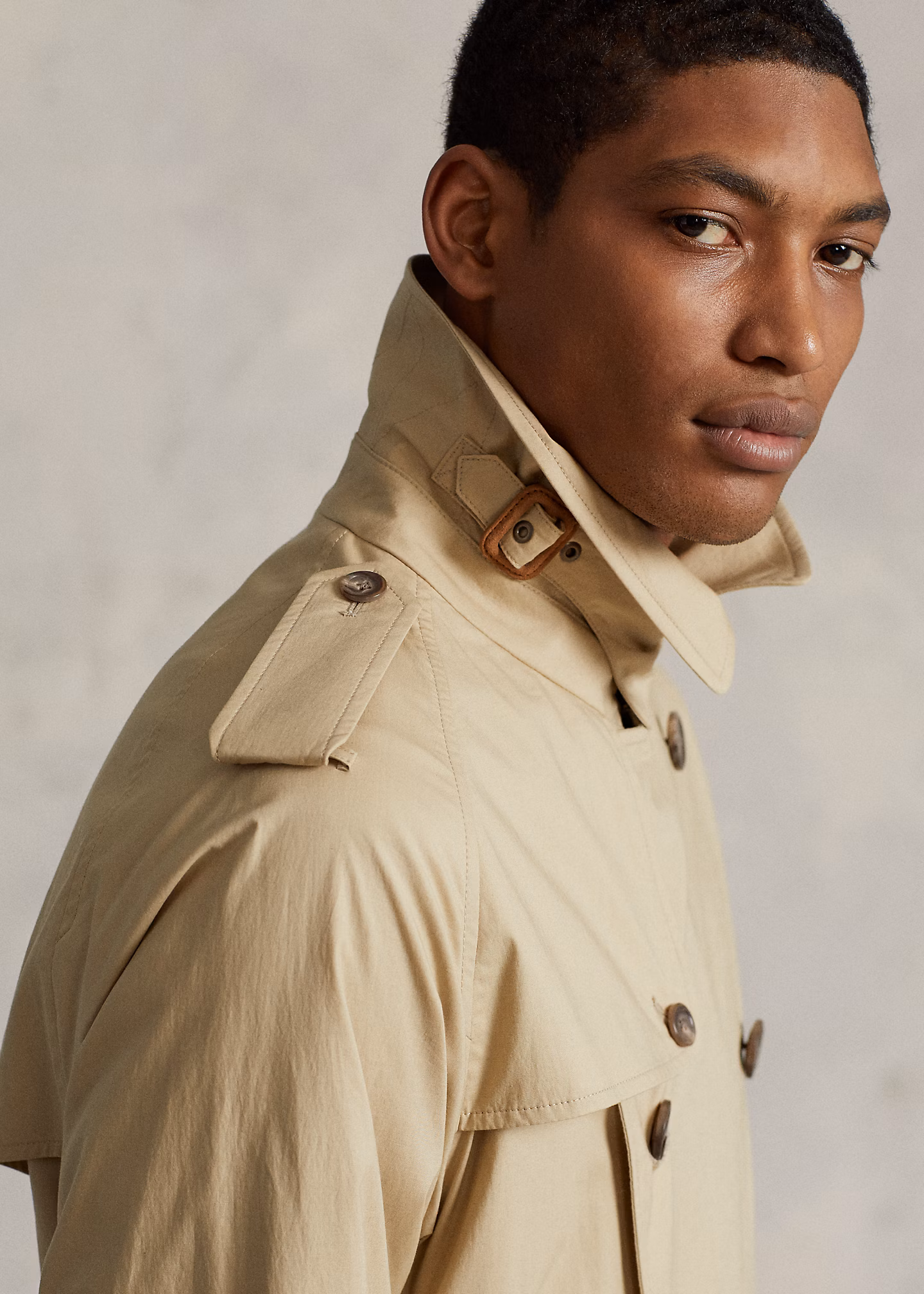 Trenchcoat aus Baumwollstretch - RALPH LAUREN OUTLET