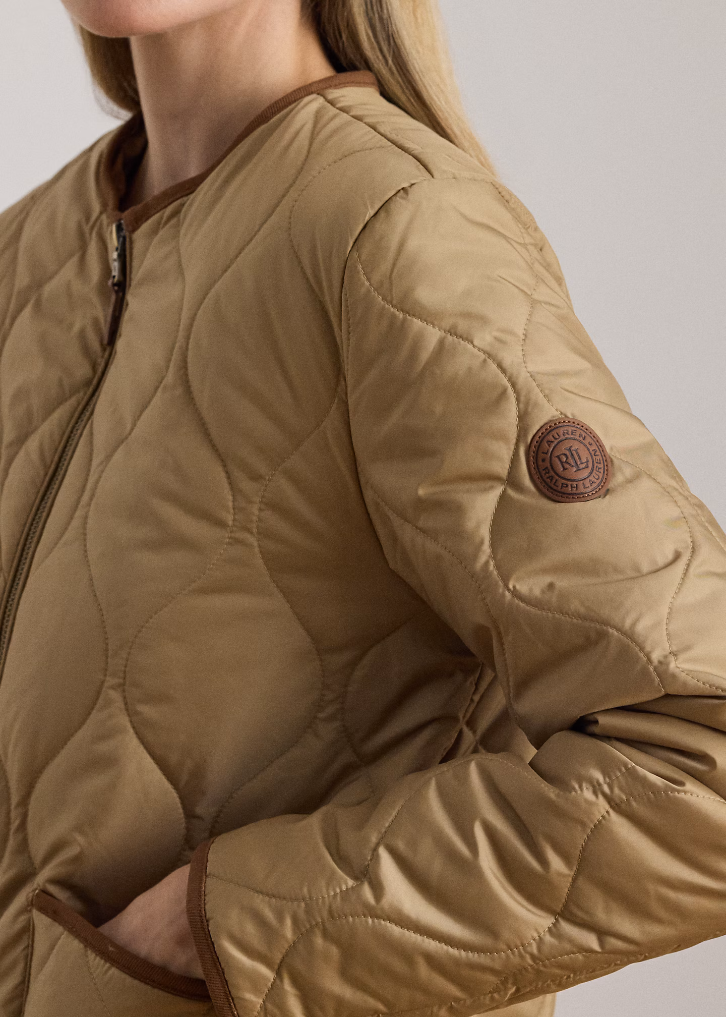 Zwiebelsteppjacke mit Twillbesatz - RALPH LAUREN OUTLET