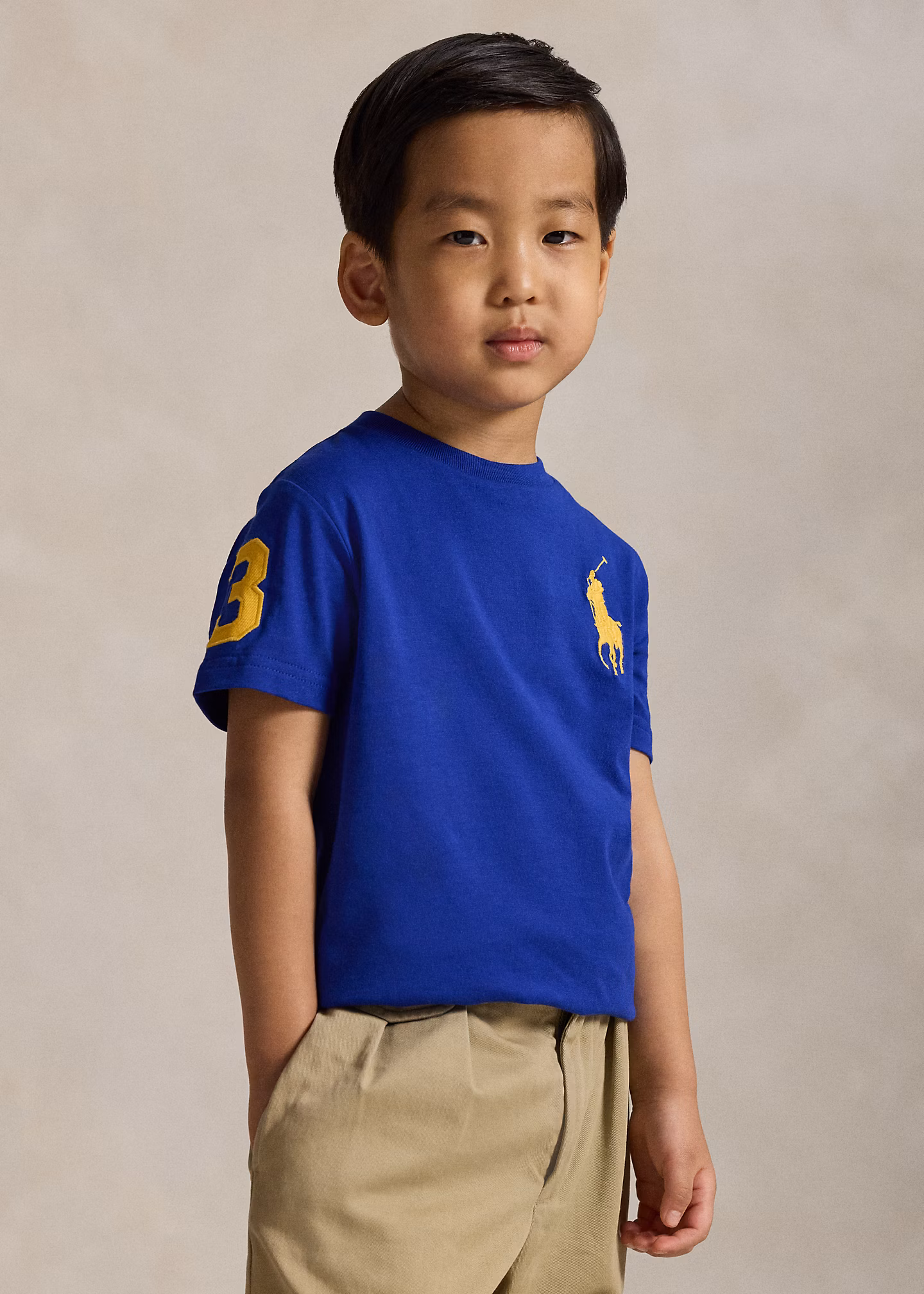 T-Shirt aus Baumwolljersey mit Big Pony - RALPH LAUREN OUTLET