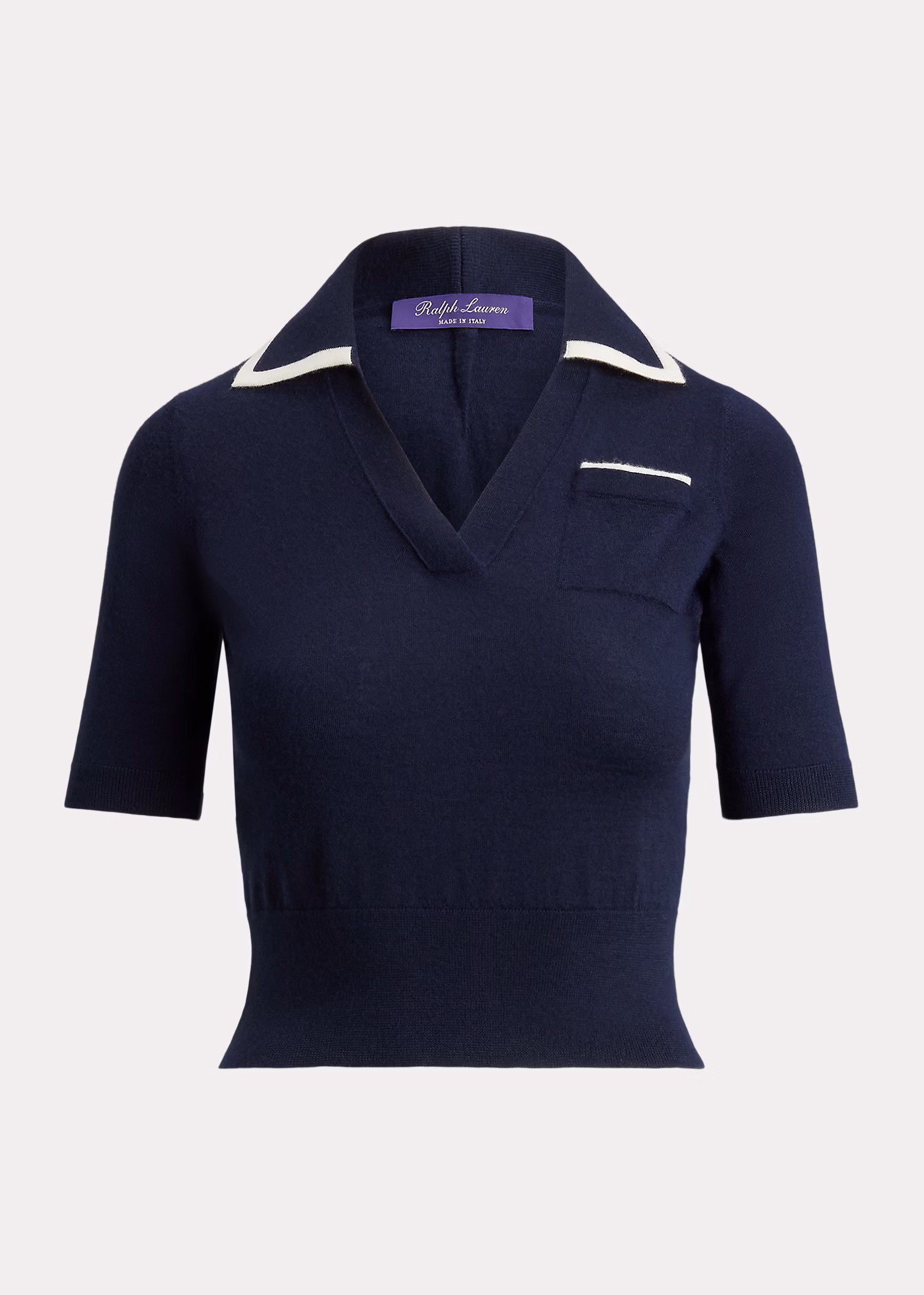 Polo-Pullover aus Kaschmirjersey - RALPH LAUREN OUTLET
