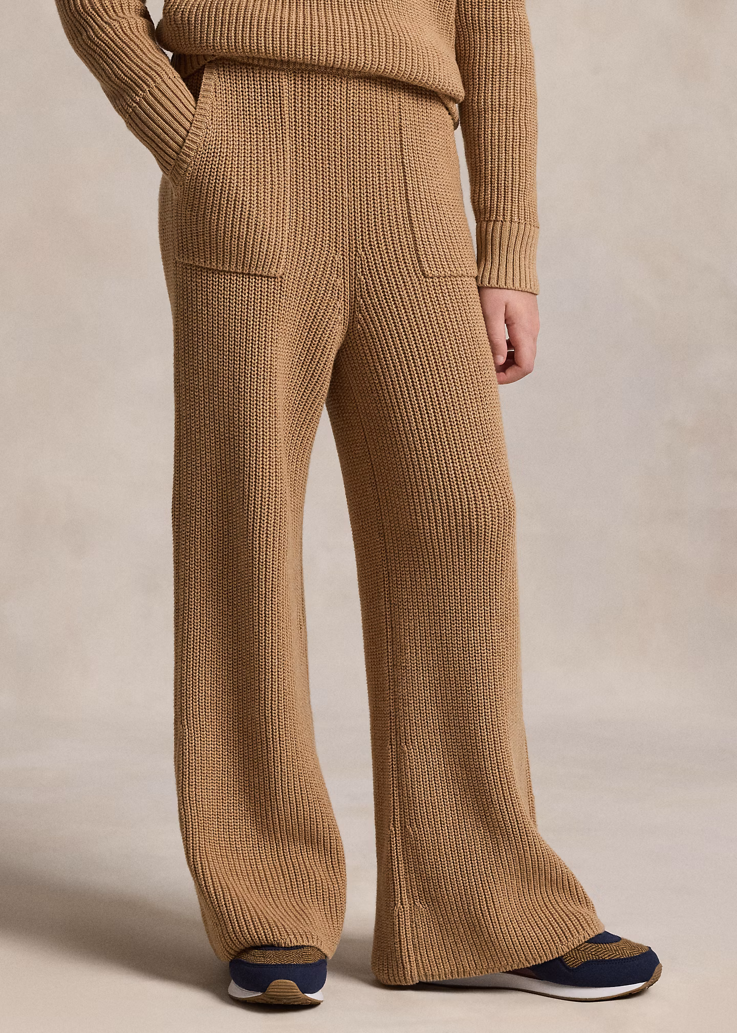 Baumwoll-Pulloverhose mit weitem Bein - RALPH LAUREN OUTLET