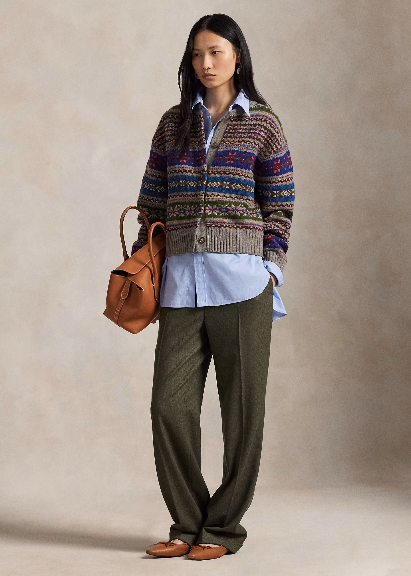 Relaxed-Straight-Fit Wollhose - RALPH LAUREN OUTLET