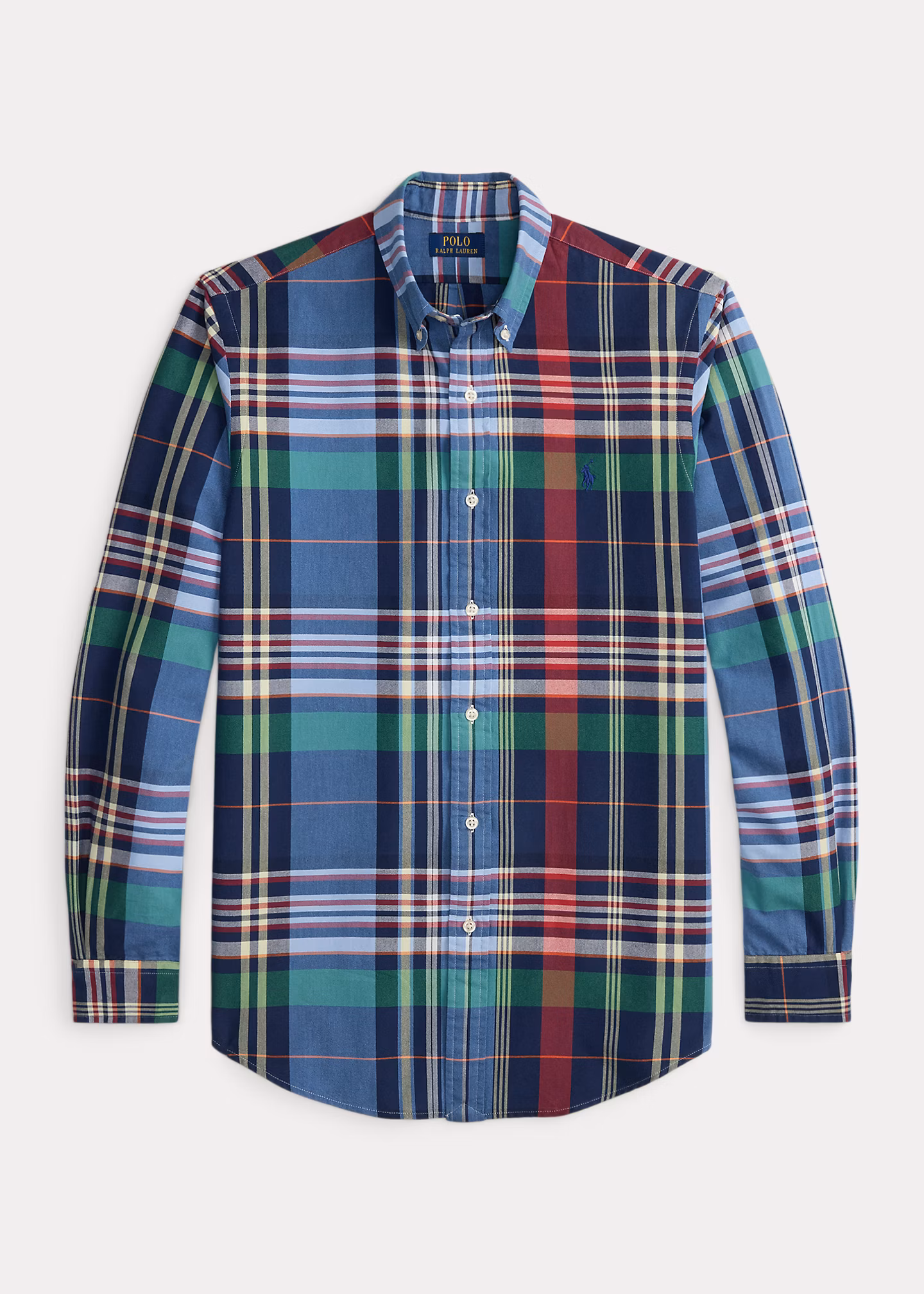 Kariertes Custom-Fit Oxfordhemd - RALPH LAUREN OUTLET