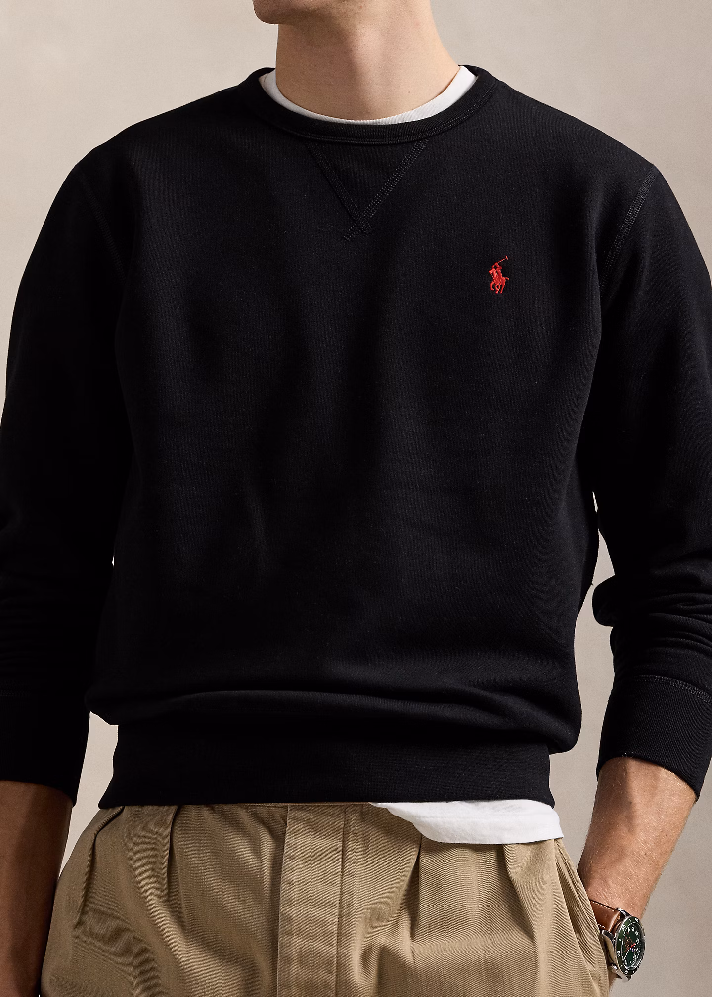 Das Sweatshirt RL aus Fleece - RALPH LAUREN OUTLET