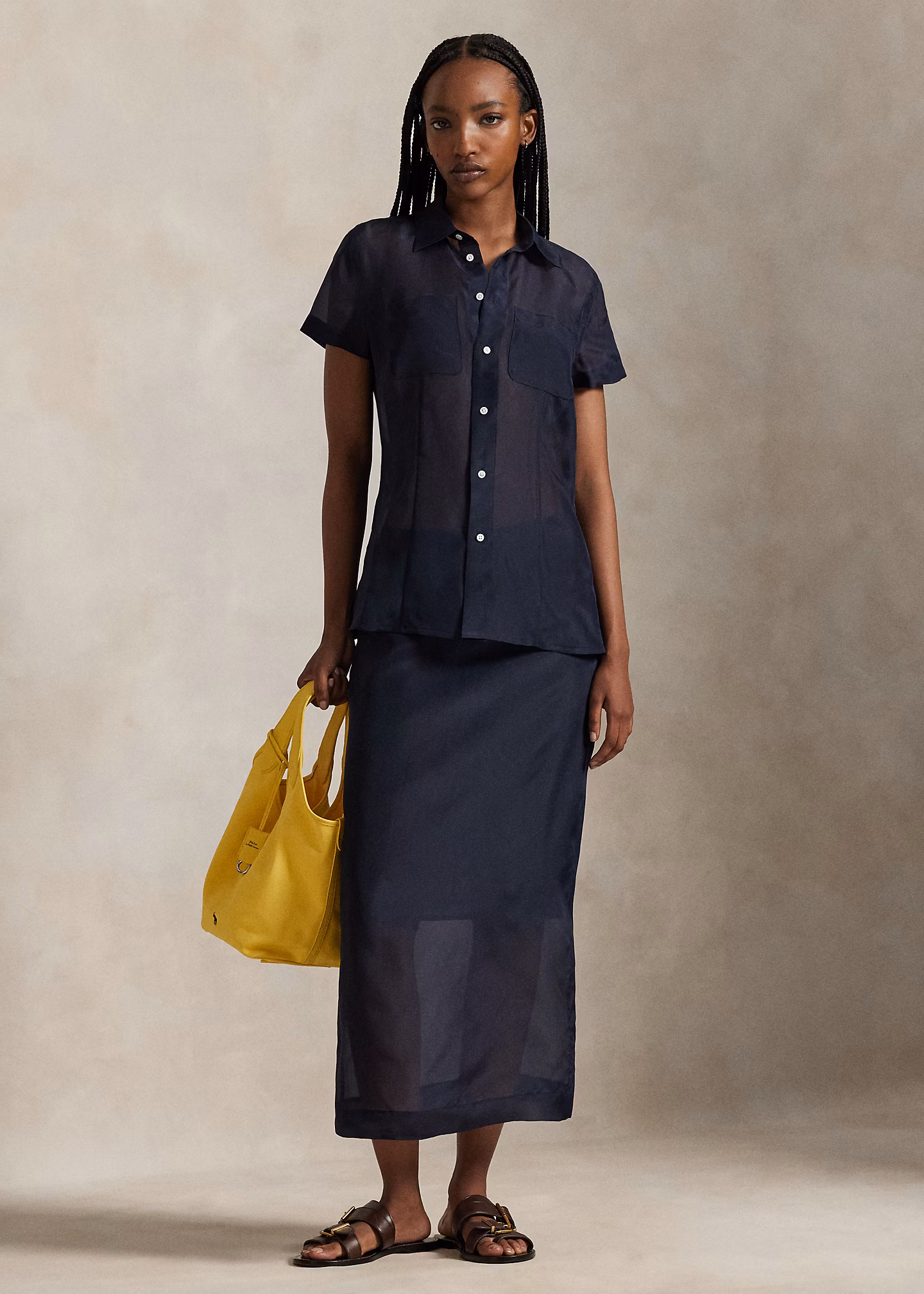 Seiden-Organza-Rock - RALPH LAUREN OUTLET