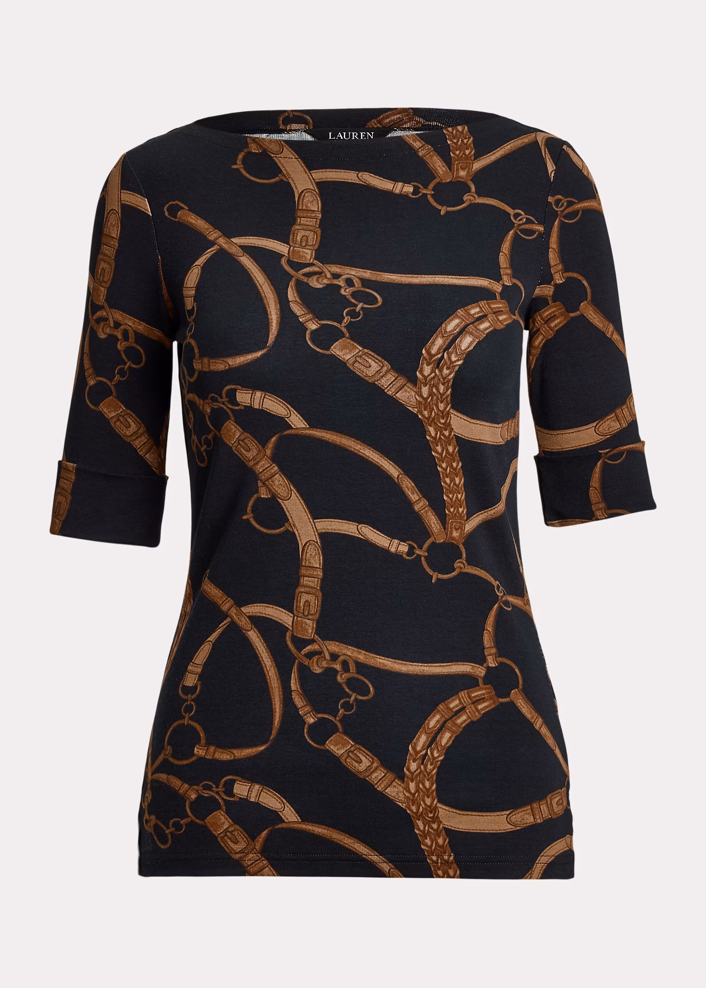 T-Shirt mit Gürteldruck - RALPH LAUREN OUTLET