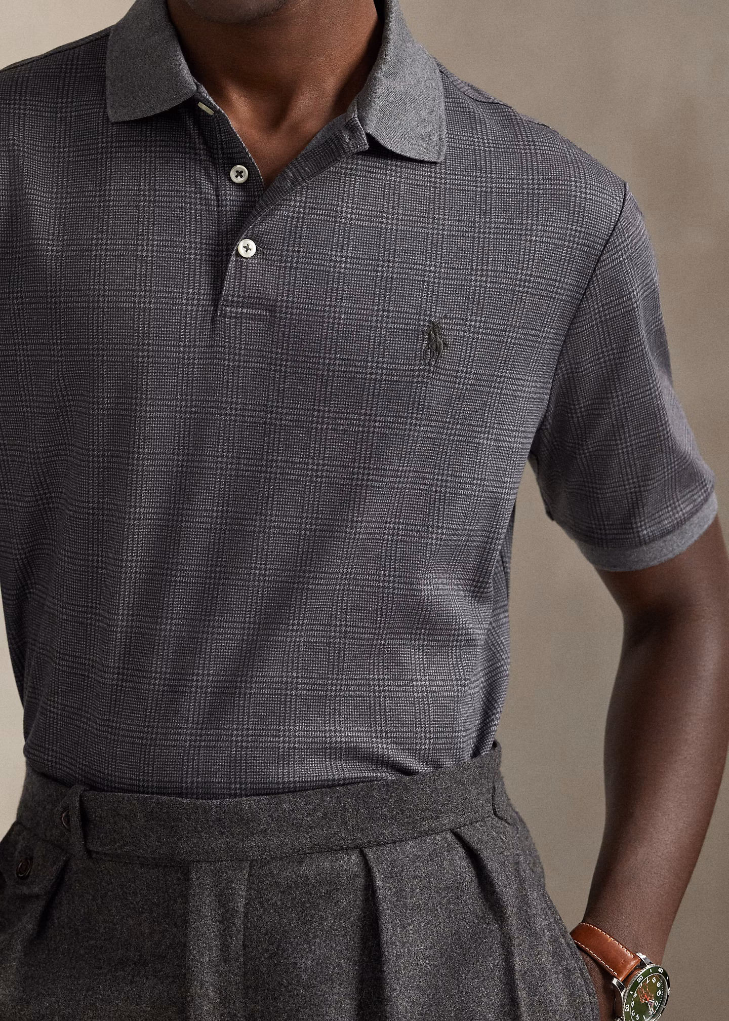 Custom-Slim-Fit Baumwoll-Poloshirt - RALPH LAUREN OUTLET