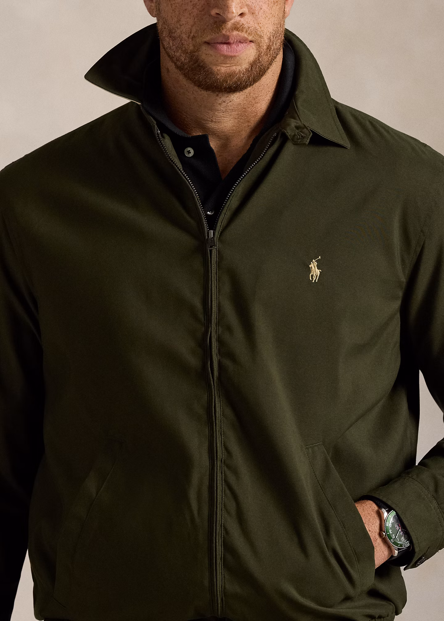 Bi-Swing-Jacke aus Twill - RALPH LAUREN OUTLET
