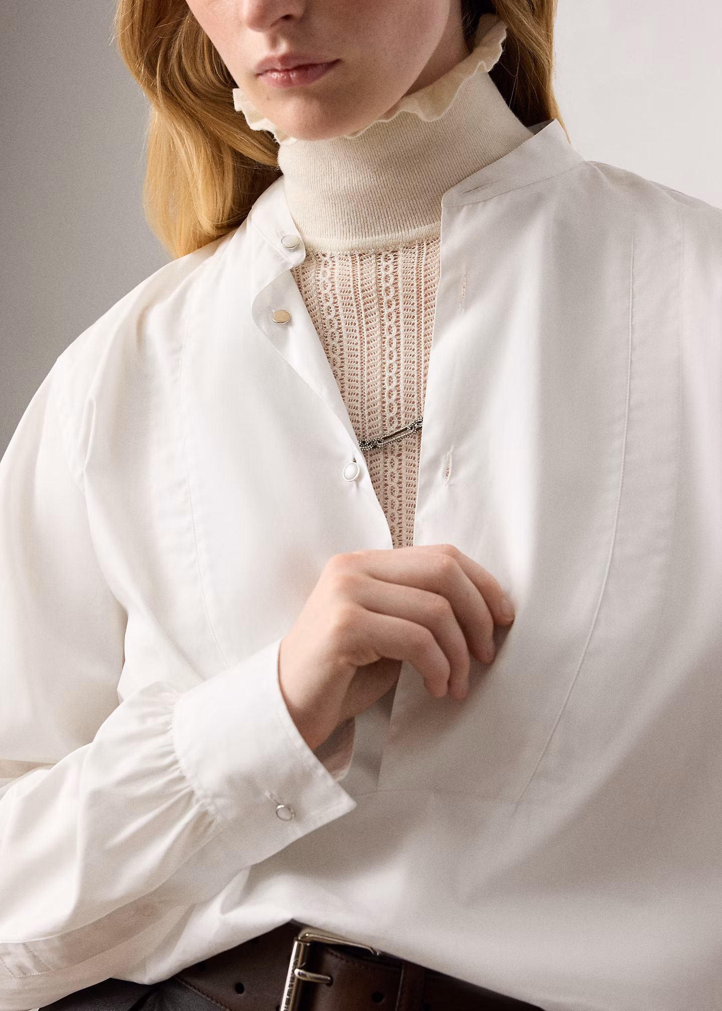 Bluse Abbie aus merzerisierter Baumwolle - RALPH LAUREN OUTLET