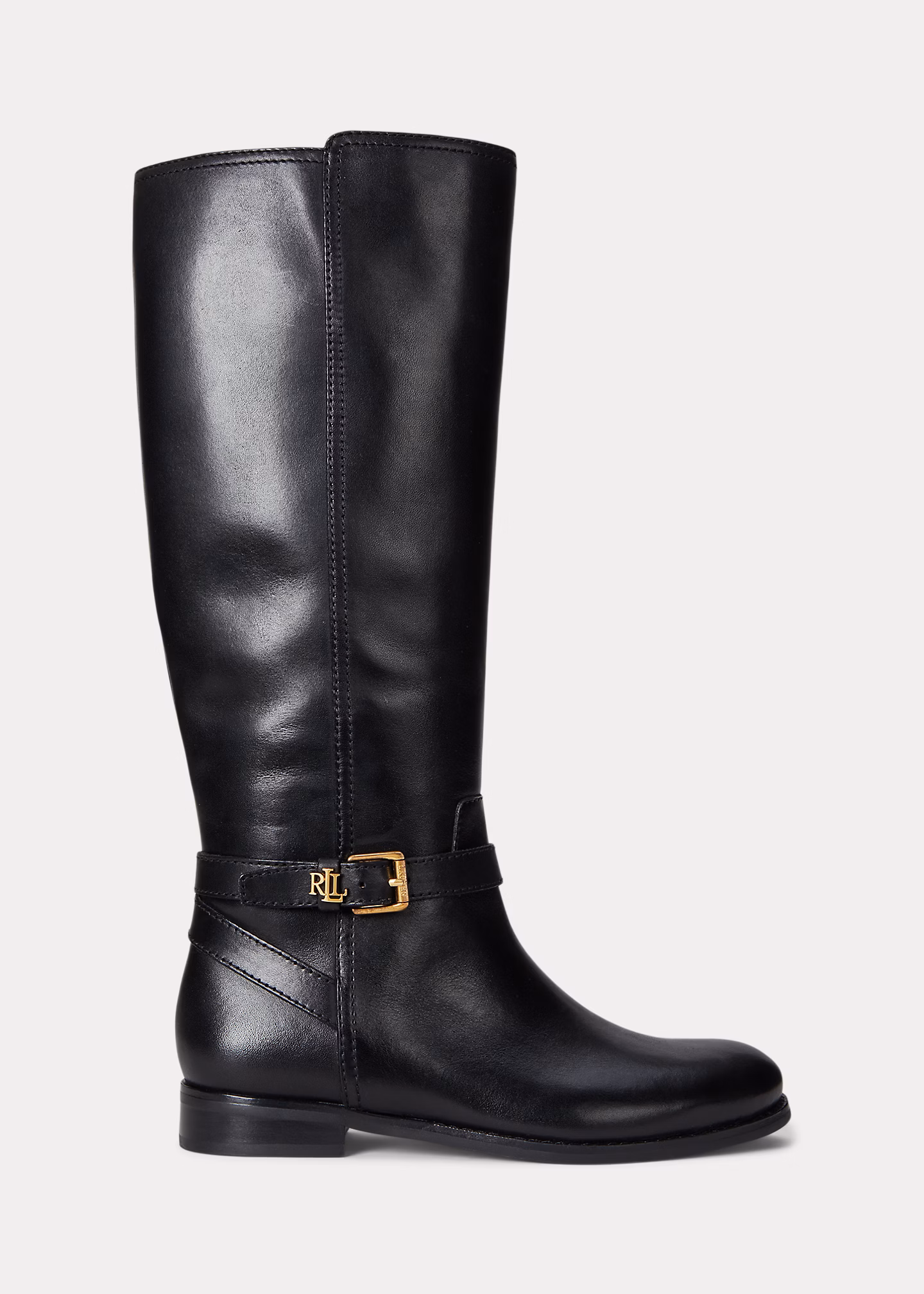 Hoher Stiefel Brooke II aus Leder - RALPH LAUREN OUTLET