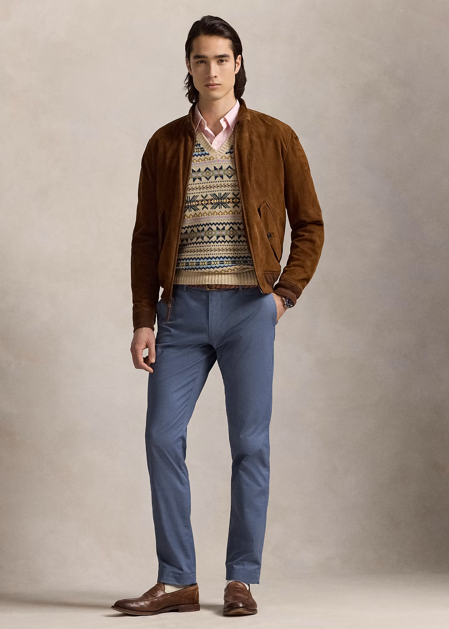 Chinohose Greenwich im Stretch-Slim-Fit - RALPH LAUREN OUTLET