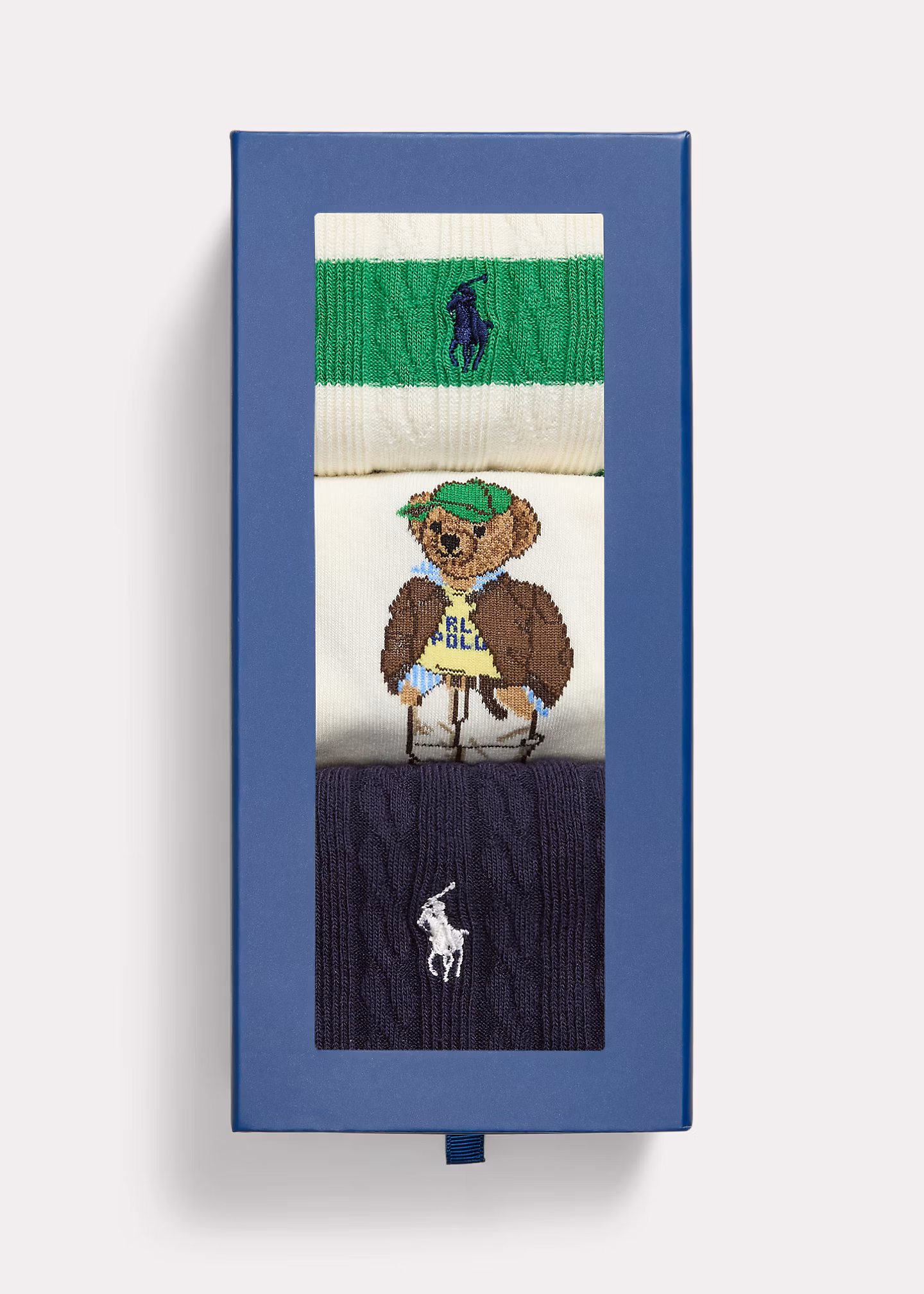3er-Pack Crew-Socken als Geschenkset - RALPH LAUREN OUTLET