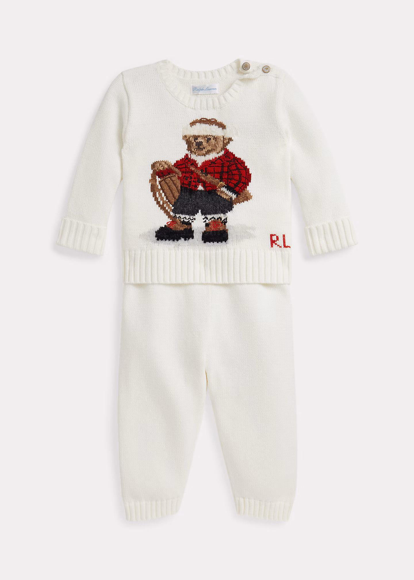 Pullover mit Polo Bear und Hose im Set - RALPH LAUREN OUTLET