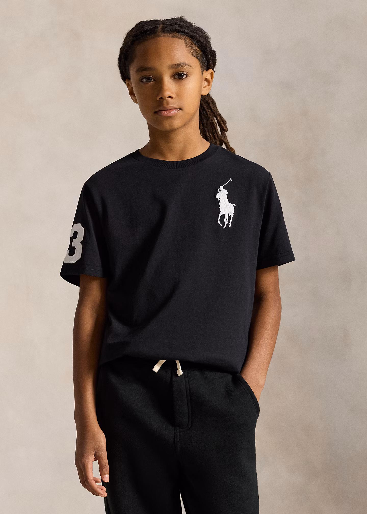 T-Shirt aus Baumwolljersey mit Big Pony - RALPH LAUREN OUTLET