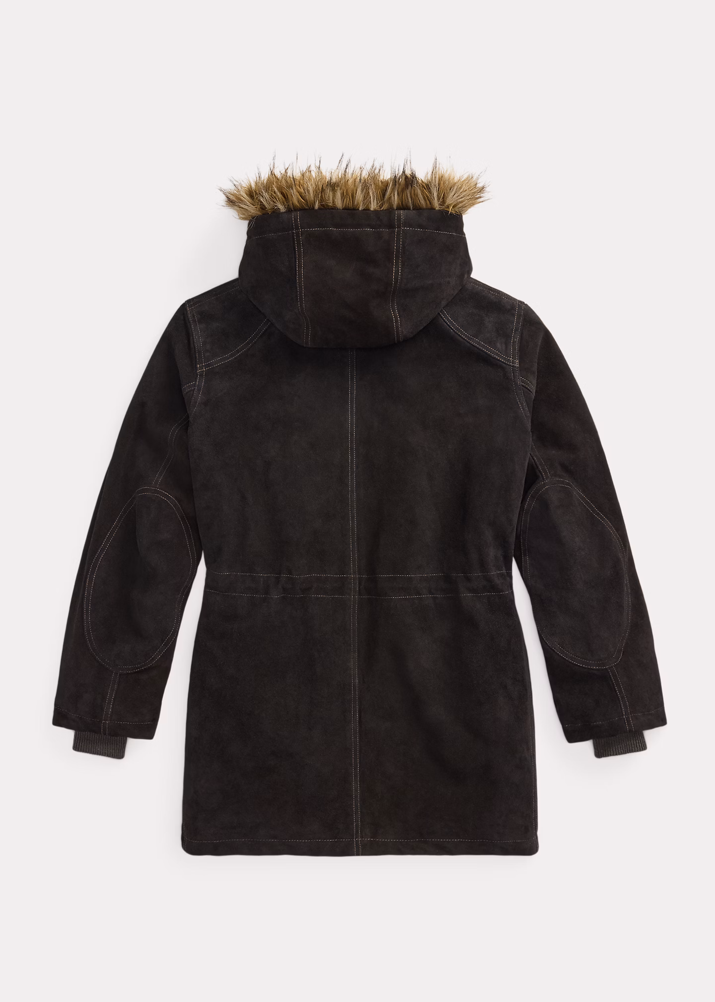 Wildlederparka mit Kunstpelzbesatz - RALPH LAUREN OUTLET