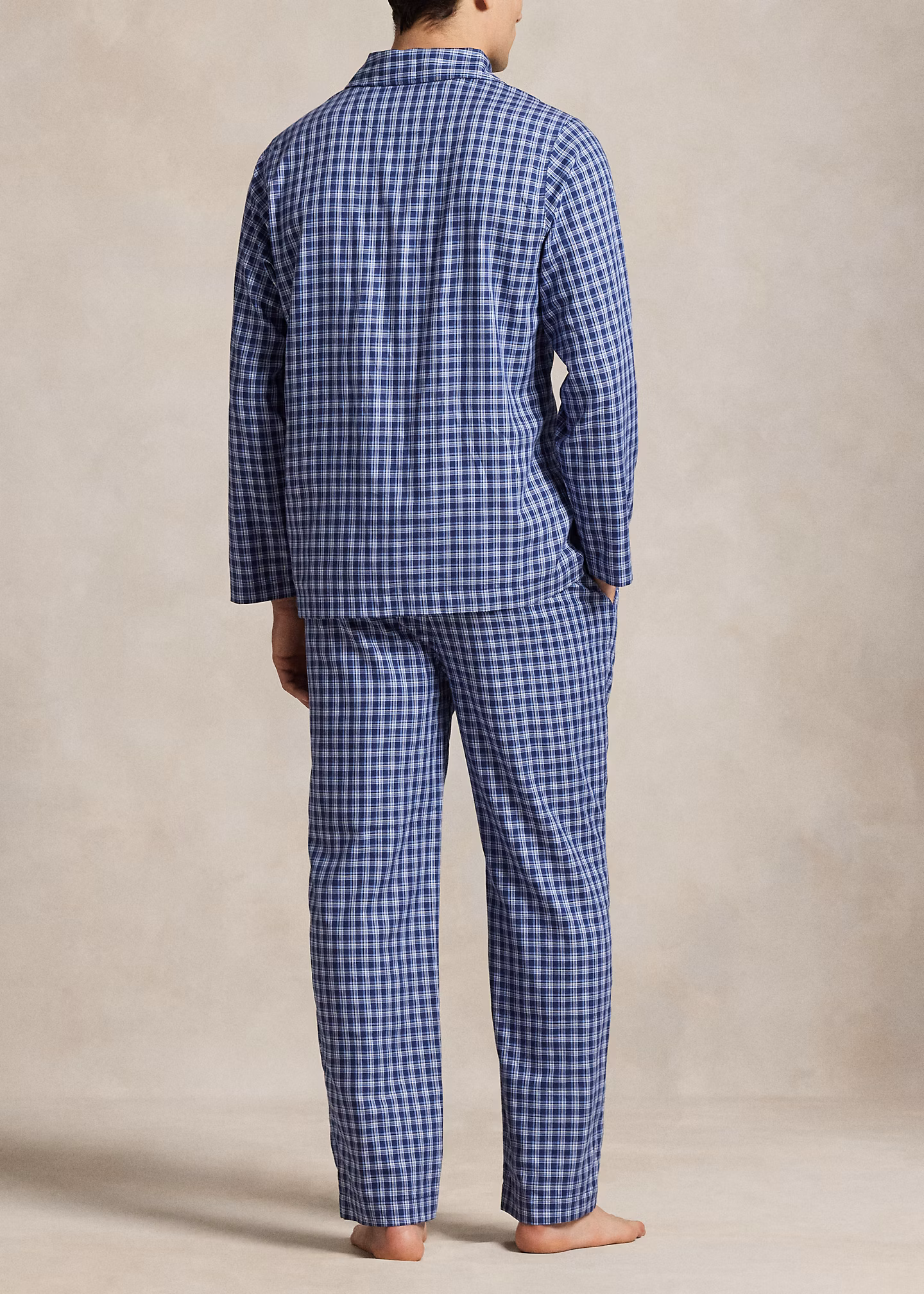 Baumwollpyjama mit Monogrammdruck - RALPH LAUREN OUTLET