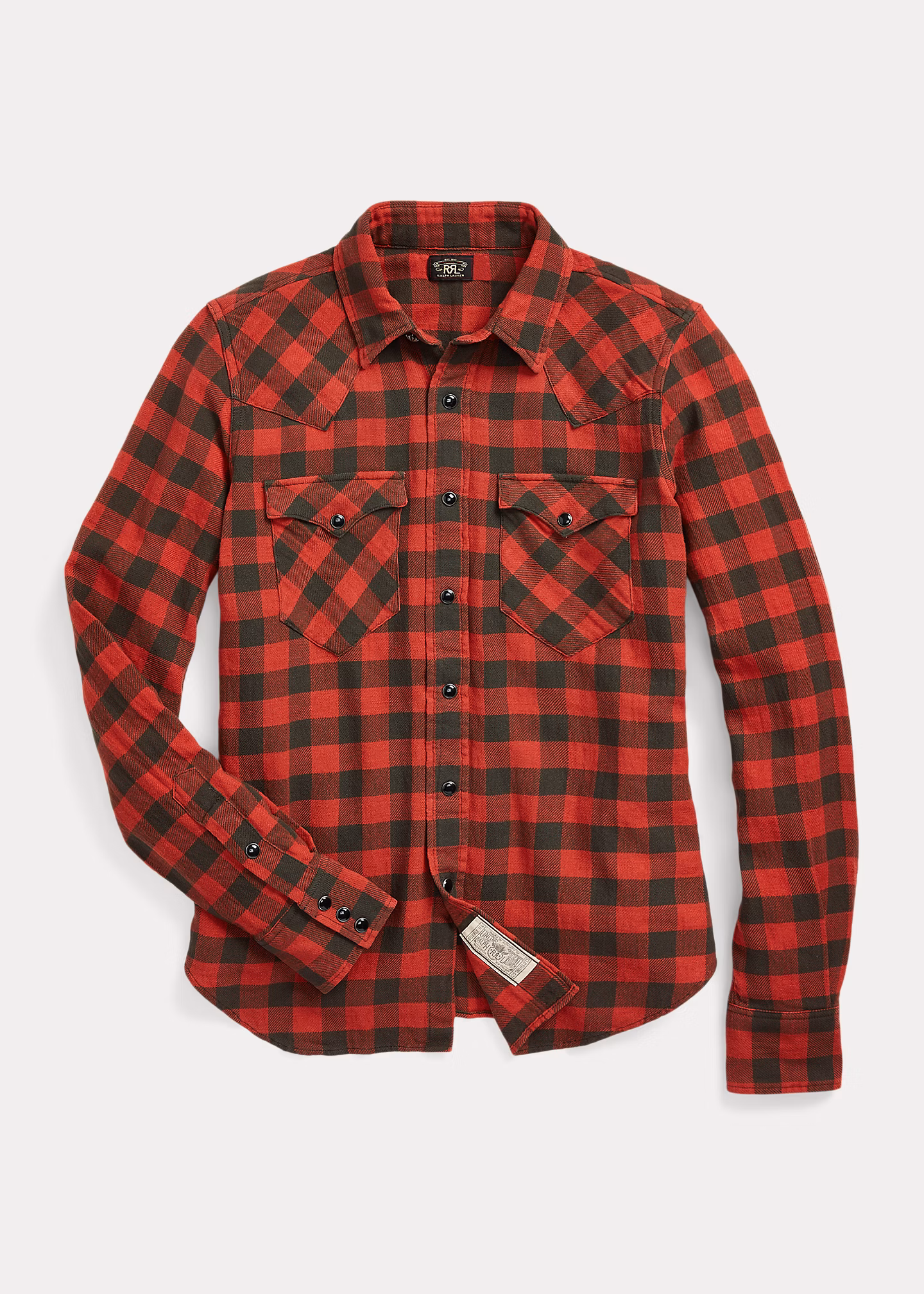 Kariertes Baumwoll-Leinen-Westernhemd - RALPH LAUREN OUTLET