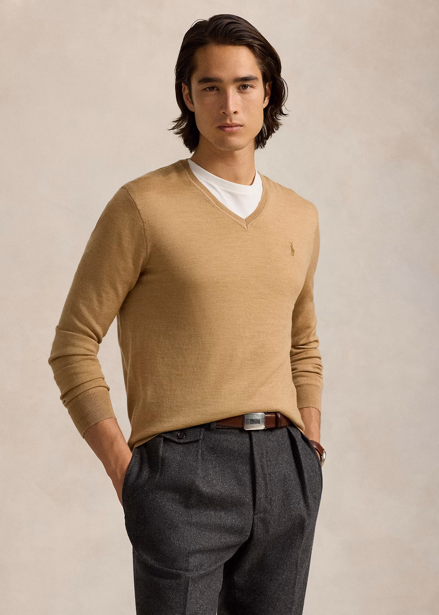 Waschbarer Slim-Fit Wollpullover - RALPH LAUREN OUTLET