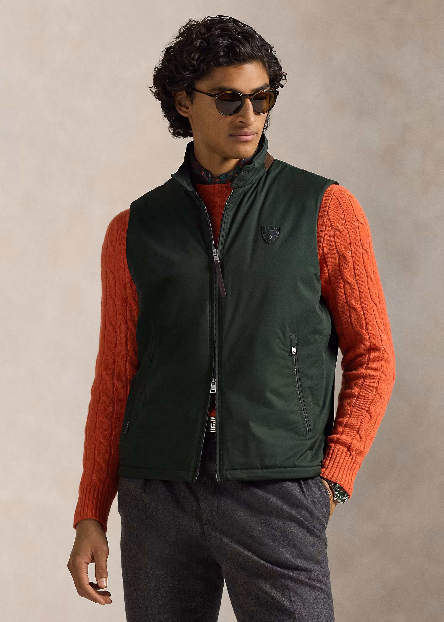 Weste Abottson aus Gabardine - RALPH LAUREN OUTLET